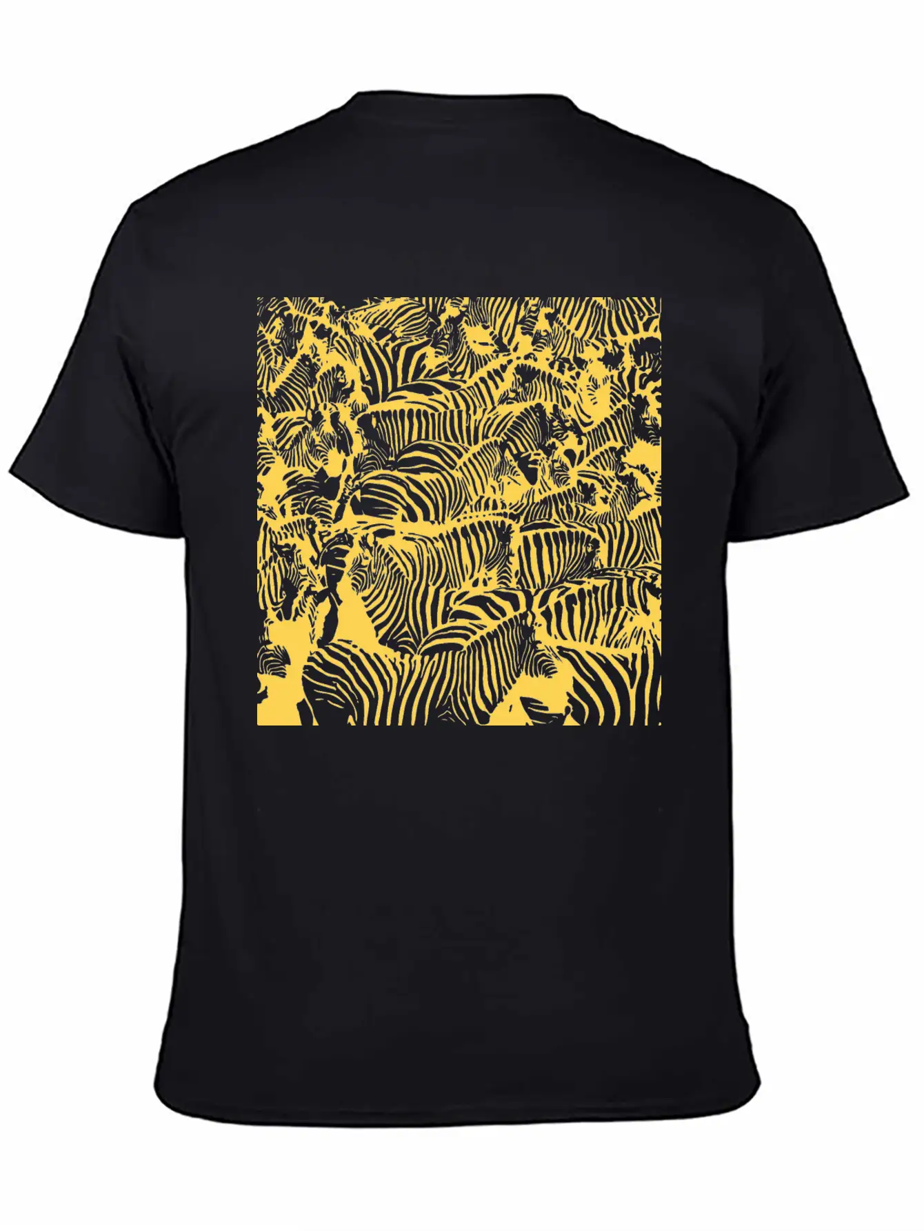 Gold Zebras Breathable Soft Cotton T-Shirt – Timeless Casual Look