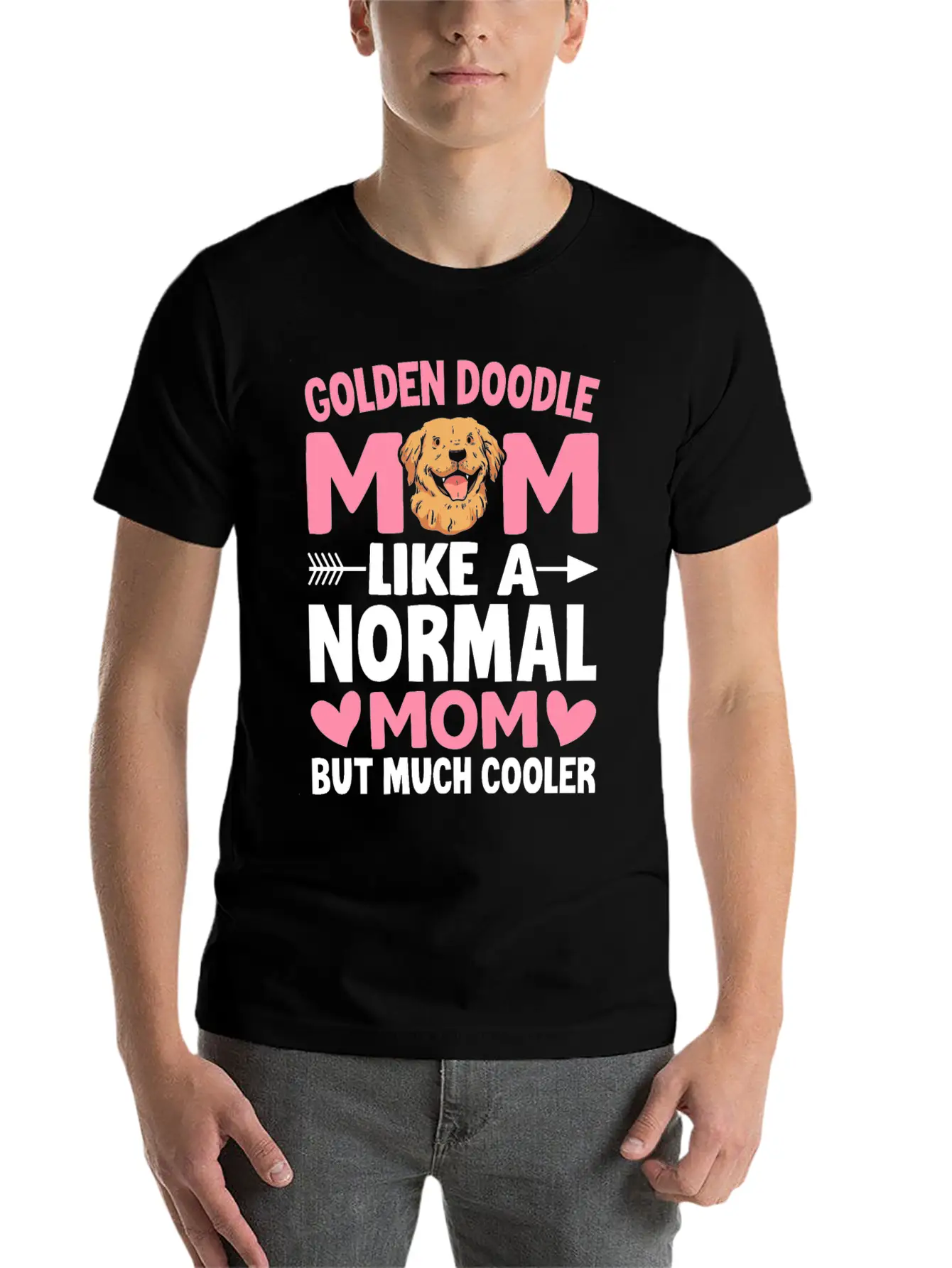 Golden Doodle Mom Like A Normal Mom But Much Coole Breathable Soft Cotton T-Shirt – Timeless Casual Look
