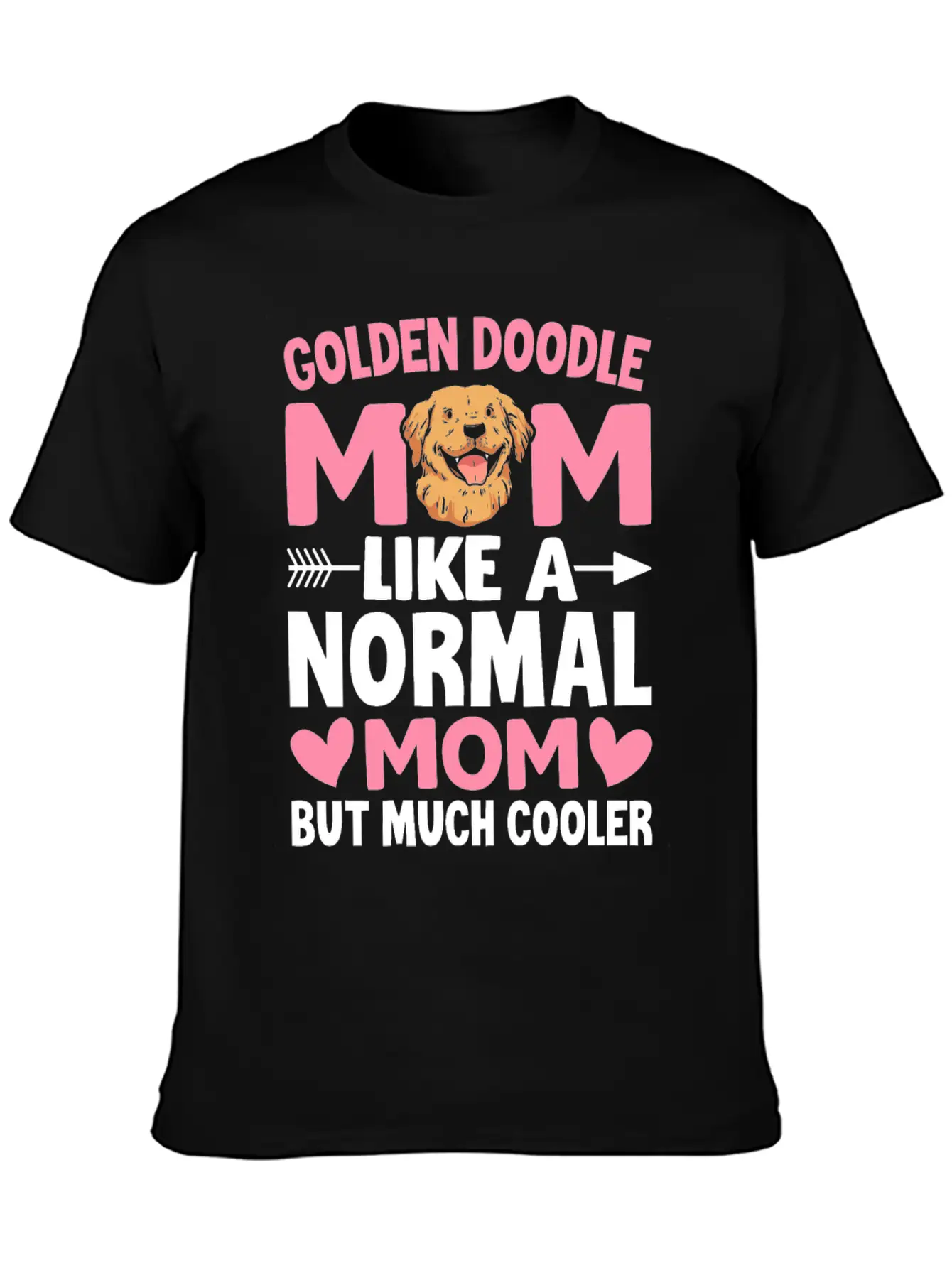Golden Doodle Mom Like A Normal Mom But Much Coole Breathable Soft Cotton T-Shirt – Timeless Casual Look