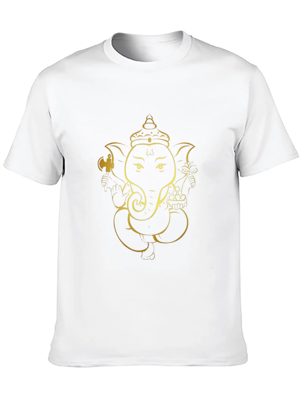 Golden Elephant Classic Cotton Tee – Unisex Comfort For Any Season