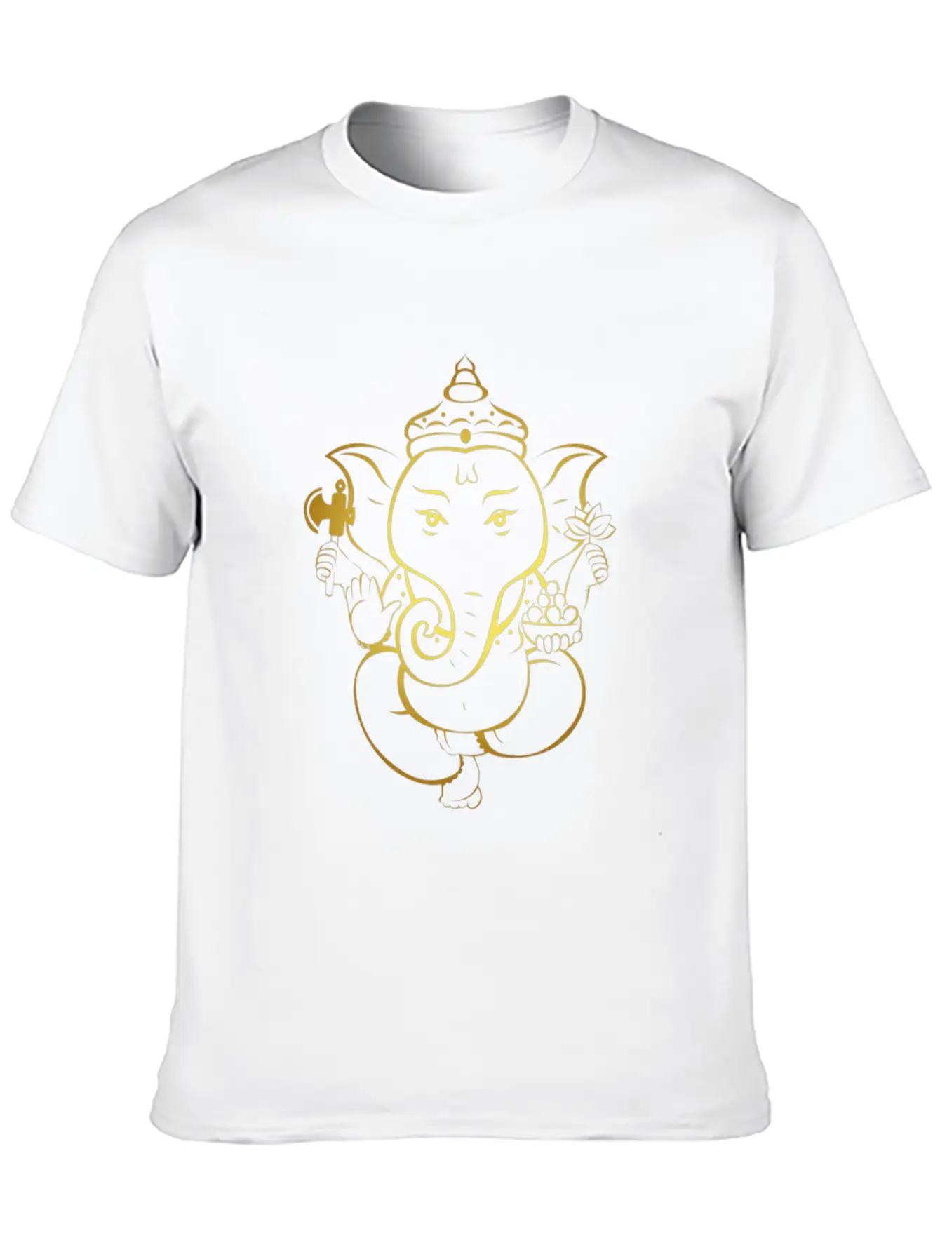 Golden Elephant Classic Cotton Tee – Unisex Comfort For Any Season