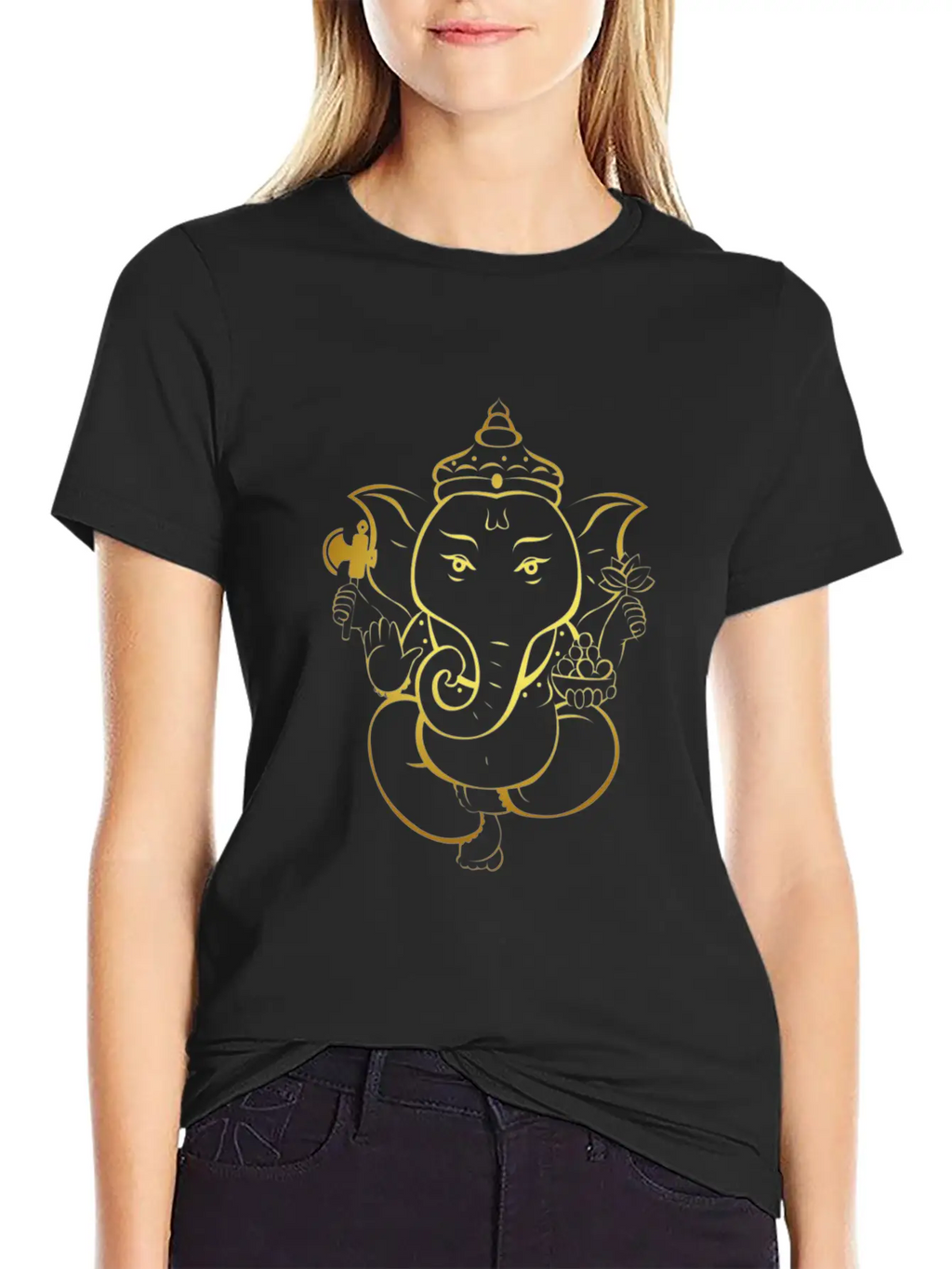 Golden Elephant Classic Cotton Tee – Unisex Comfort For Any Season