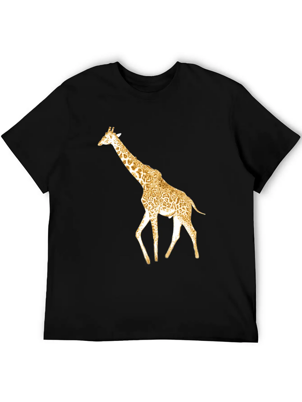 Golden Giraffe Basic Graphic T-Shirt – Daily Comfort In Soft Cotton