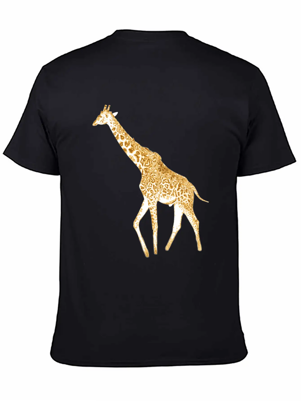 Golden Giraffe Basic Graphic T-Shirt – Daily Comfort In Soft Cotton