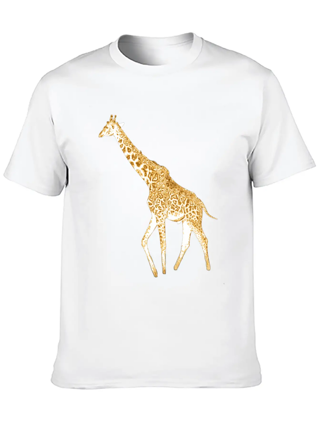 Golden Giraffe Basic Graphic T-Shirt – Daily Comfort In Soft Cotton