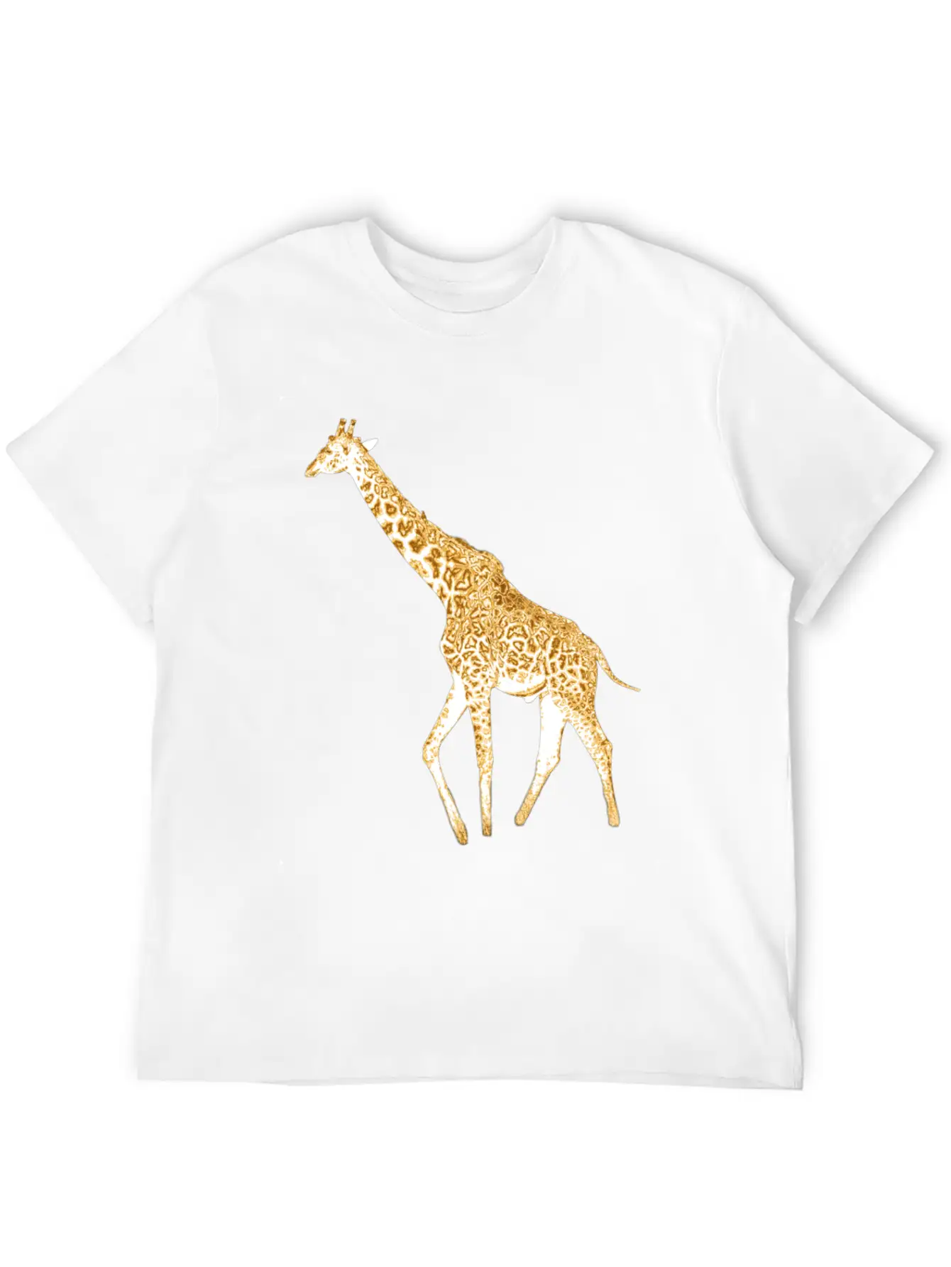 Golden Giraffe Basic Graphic T-Shirt – Daily Comfort In Soft Cotton