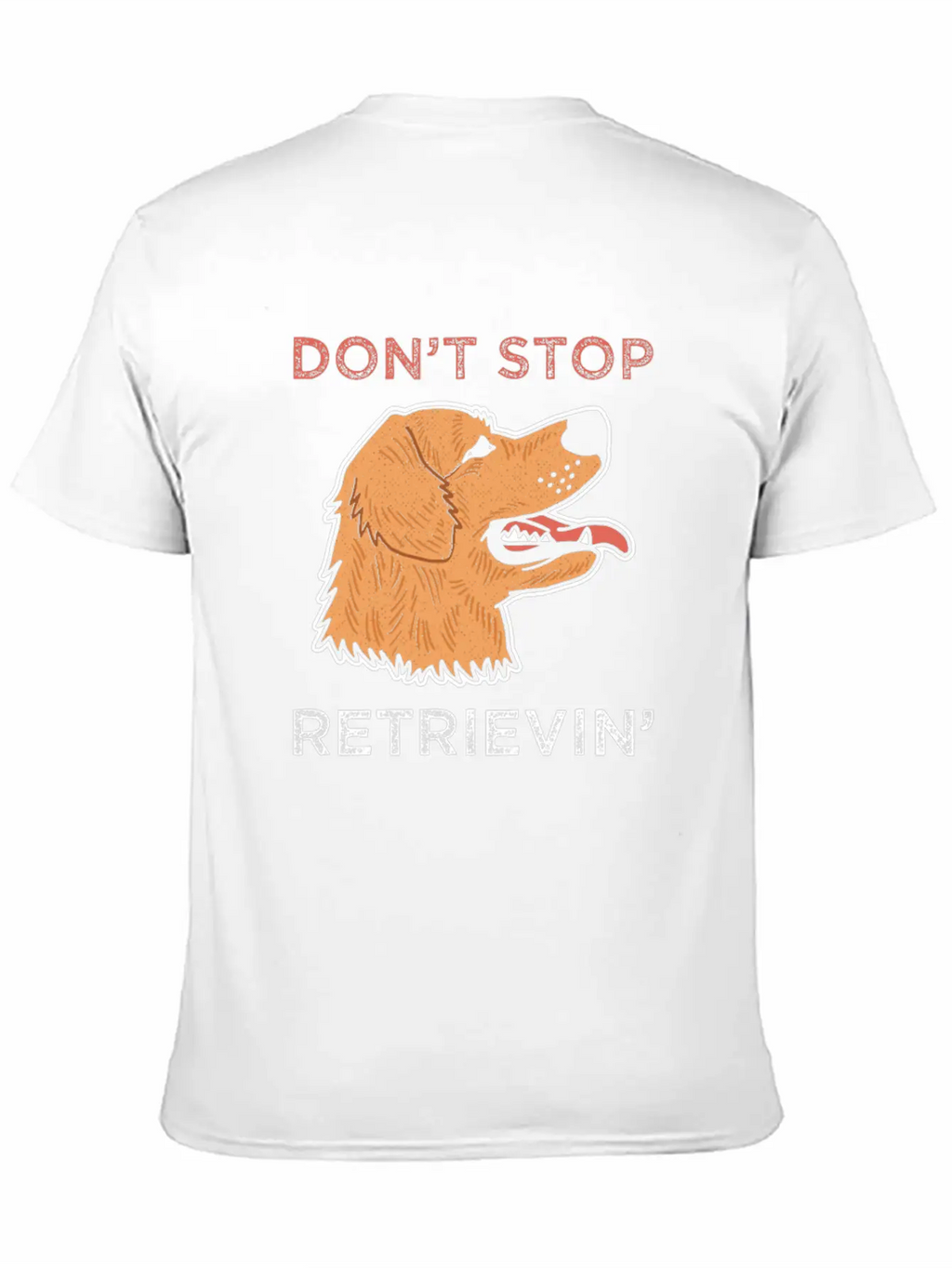 Golden Retriever Dog Breathable Soft Cotton T-Shirt – Timeless Casual Look