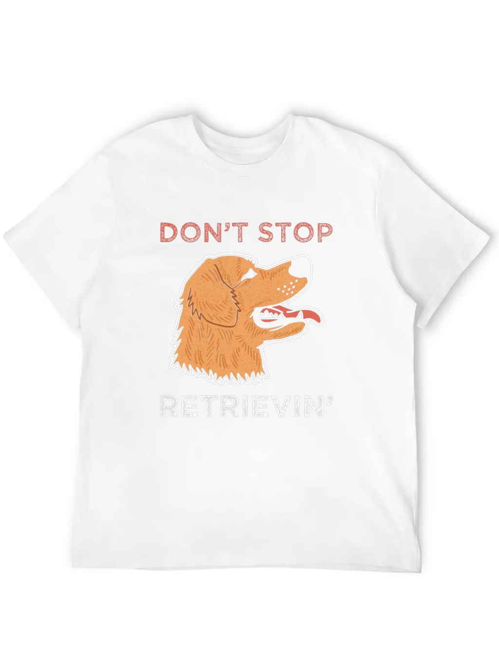 Golden Retriever Dog Breathable Soft Cotton T-Shirt – Timeless Casual Look
