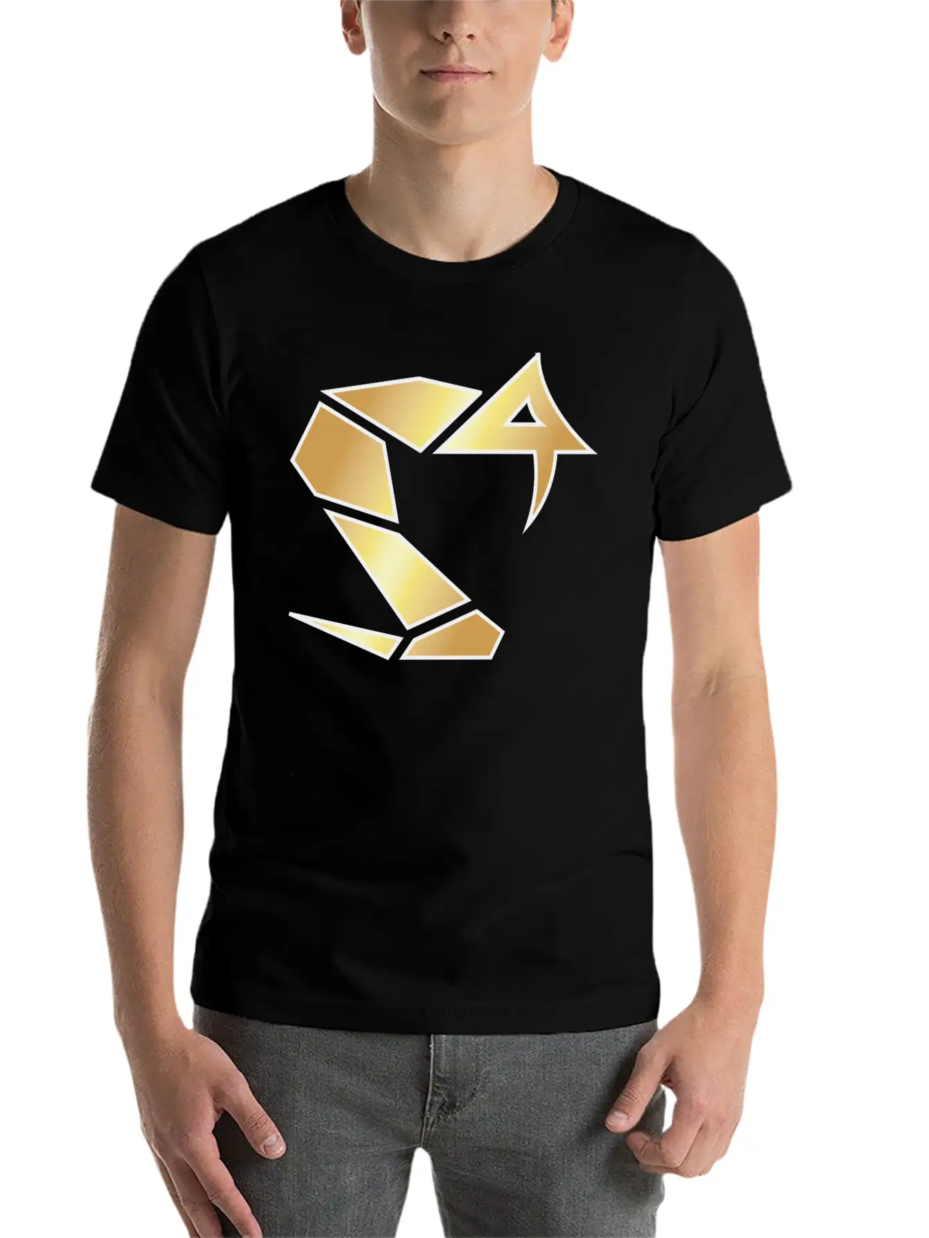 Golden Snake Print For Animal Lovers Relaxed Everyday Tee – Lightweight And Durable Cotton