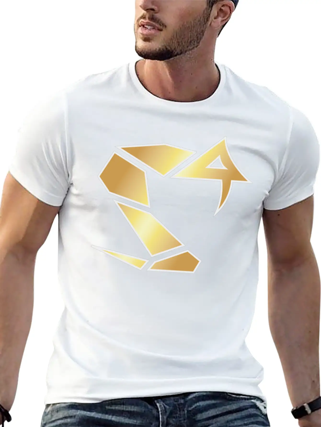 Golden Snake Print For Animal Lovers Relaxed Everyday Tee – Lightweight And Durable Cotton