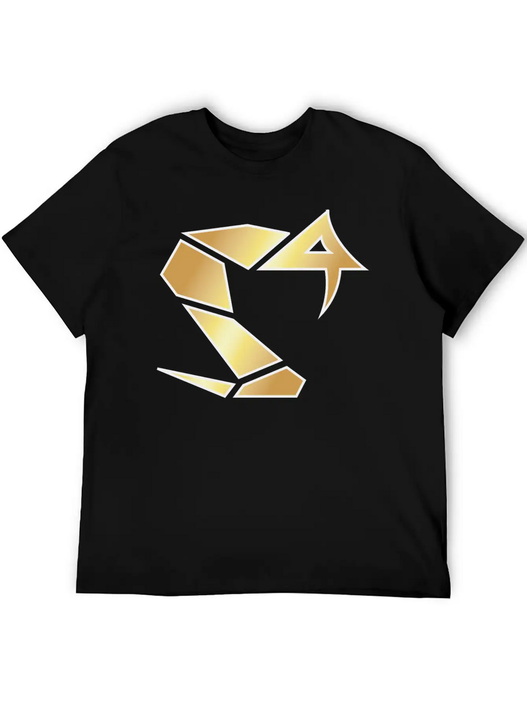 Golden Snake Print For Animal Lovers Relaxed Everyday Tee – Lightweight And Durable Cotton
