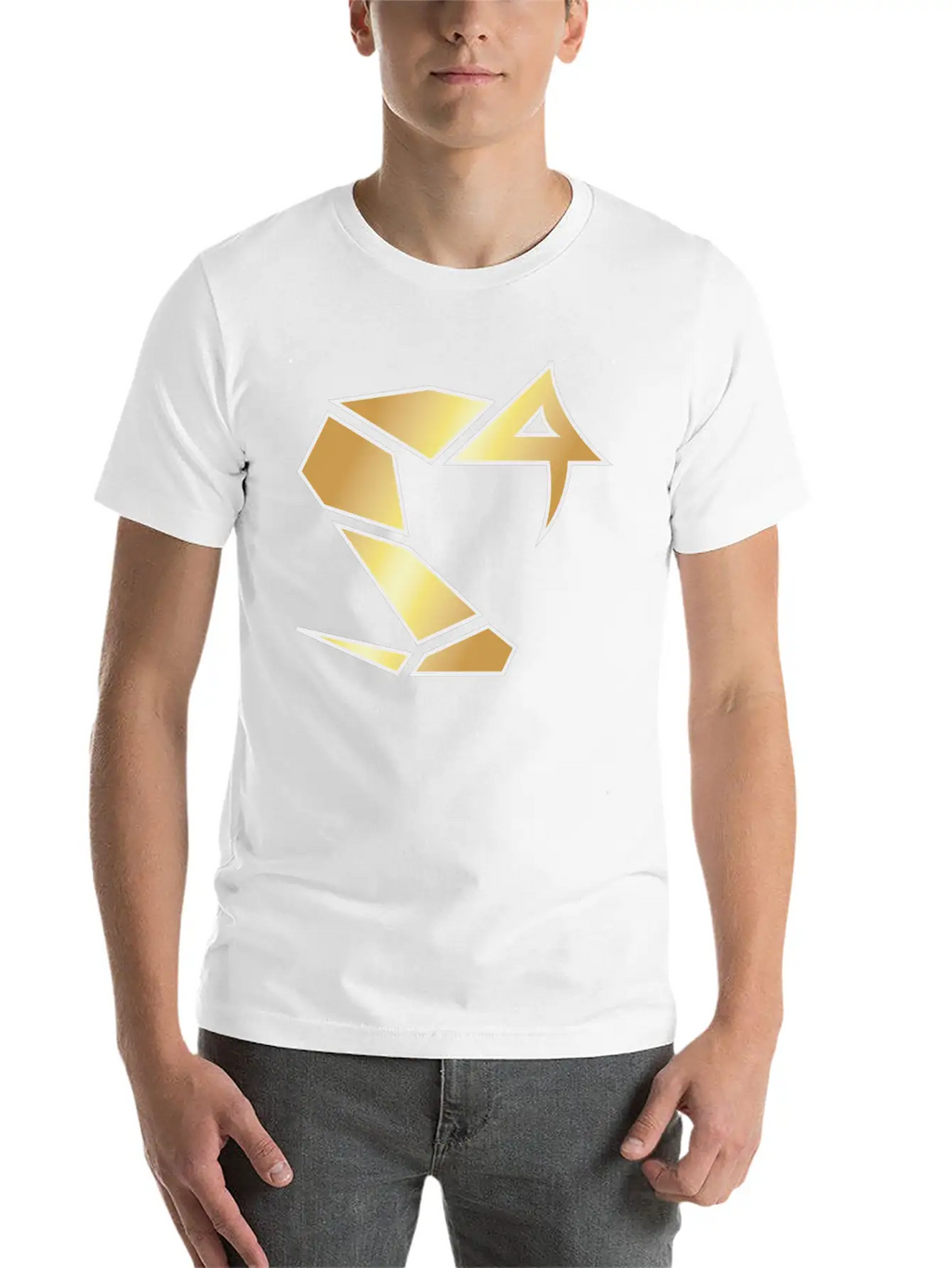 Golden Snake Print For Animal Lovers Relaxed Everyday Tee – Lightweight And Durable Cotton
