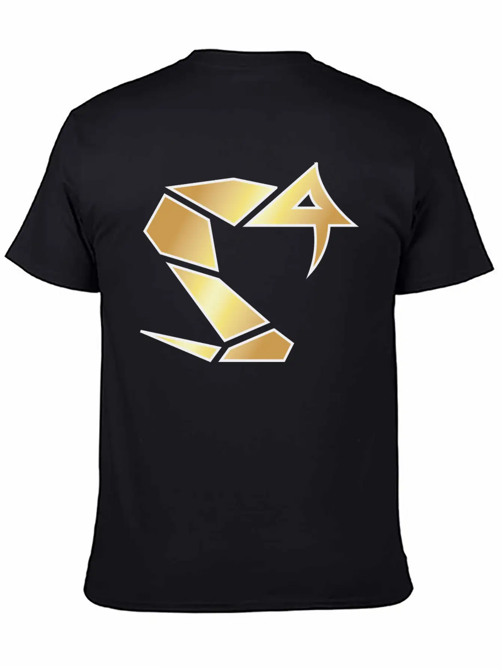 Golden Snake Print For Animal Lovers Relaxed Everyday Tee – Lightweight And Durable Cotton