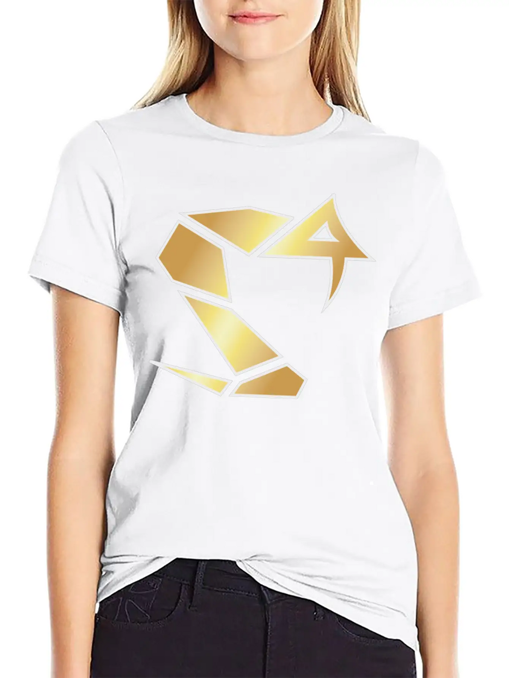 Golden Snake Print For Animal Lovers Relaxed Everyday Tee – Lightweight And Durable Cotton