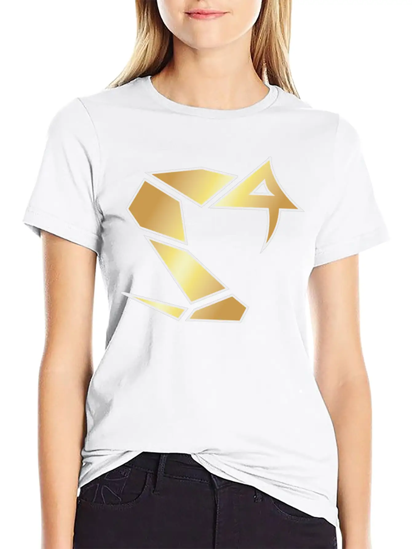 Golden Snake Print For Animal Lovers Relaxed Everyday Tee – Lightweight And Durable Cotton