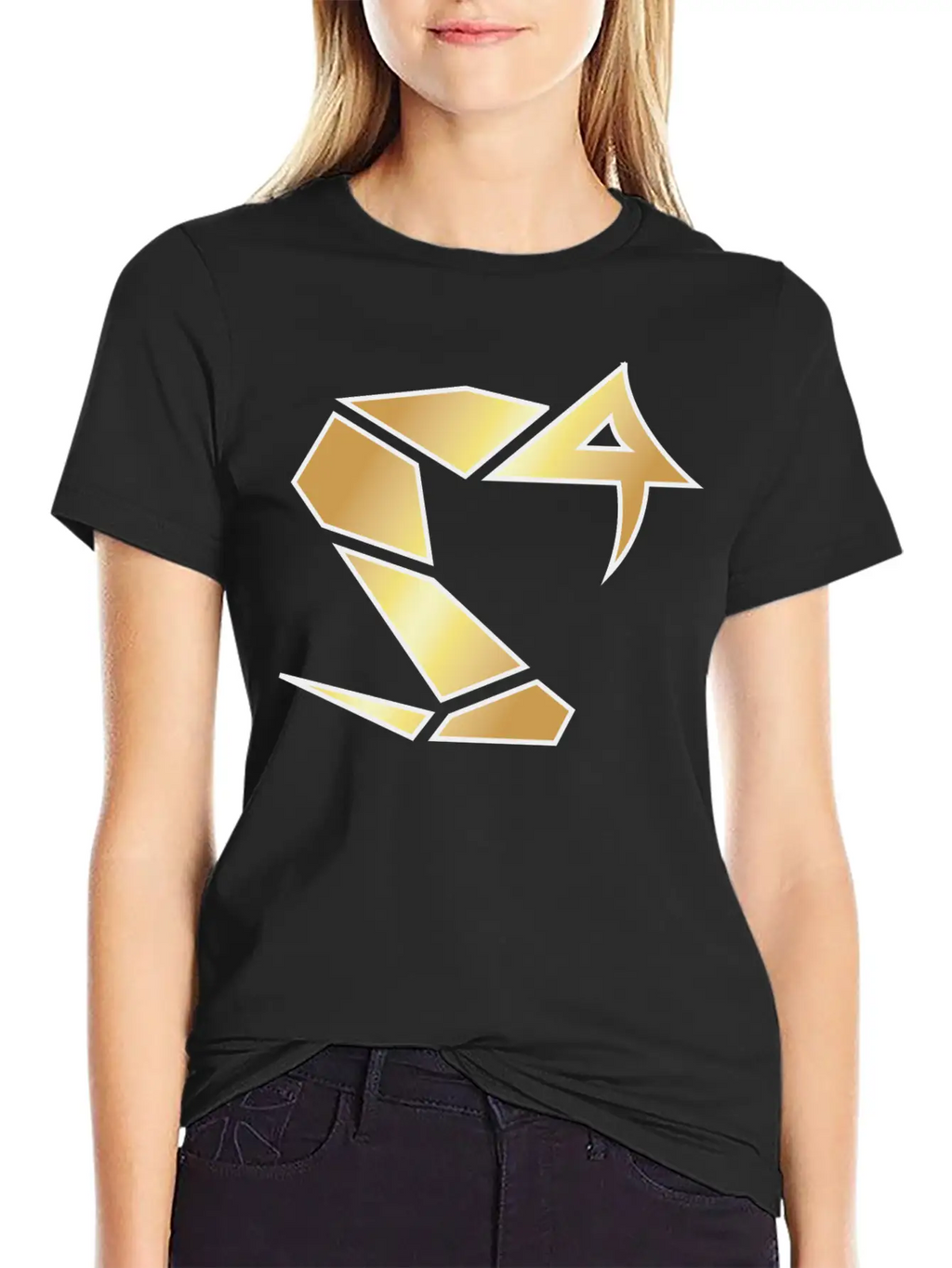 Golden Snake Print For Animal Lovers Relaxed Everyday Tee – Lightweight And Durable Cotton