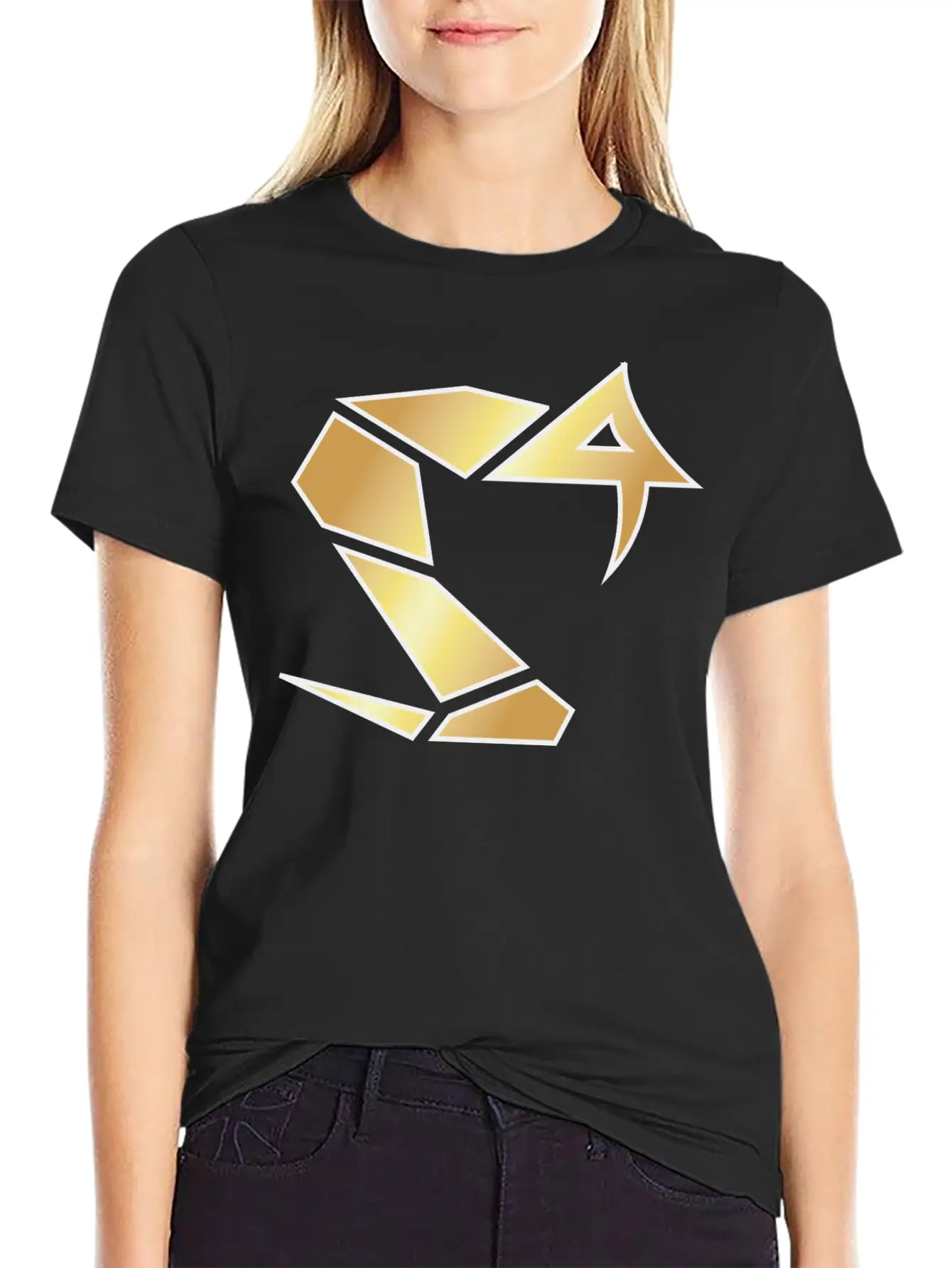 Golden Snake Print For Animal Lovers Relaxed Everyday Tee – Lightweight And Durable Cotton