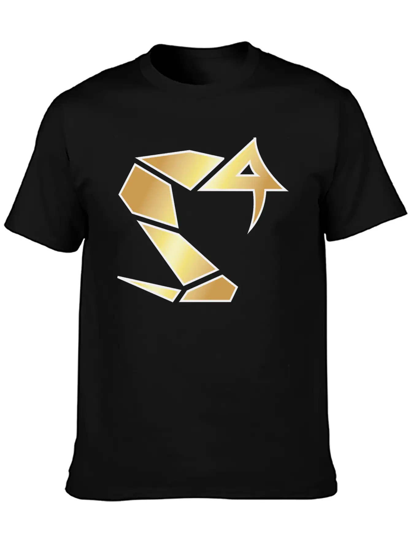 Golden Snake Print For Animal Lovers Relaxed Everyday Tee – Lightweight And Durable Cotton
