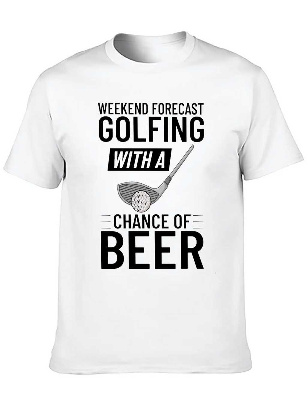Golf Ball Golfing Player Golfer Training Beginner Breathable Soft Cotton T-Shirt – Timeless Casual Look