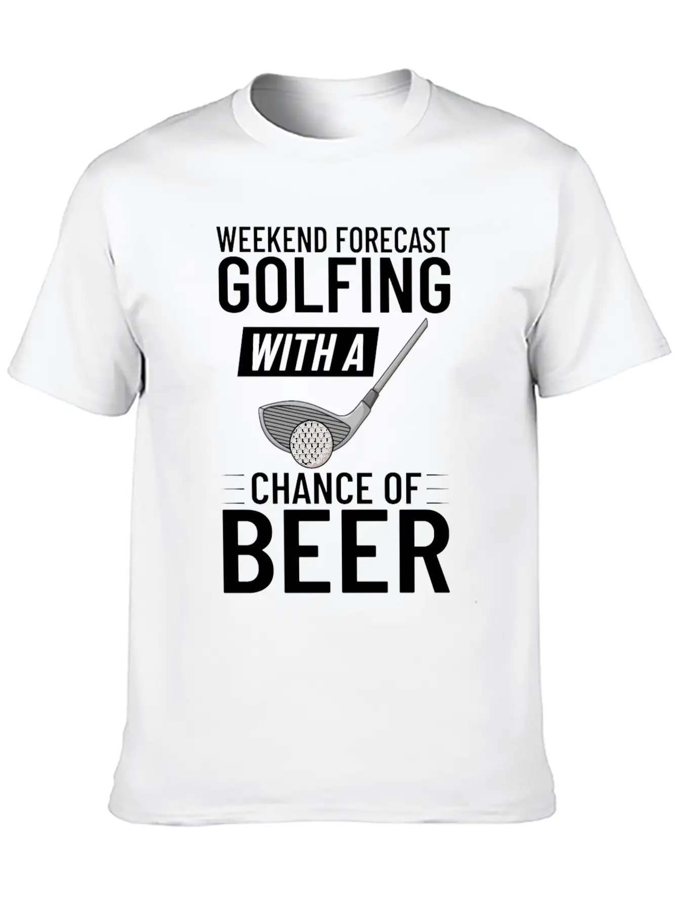 Golf Ball Golfing Player Golfer Training Beginner Breathable Soft Cotton T-Shirt – Timeless Casual Look