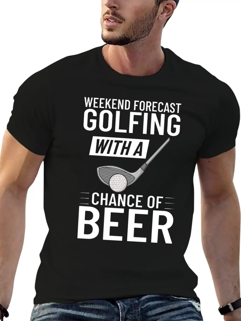 Golf Ball Golfing Player Golfer Training Beginner Breathable Soft Cotton T-Shirt – Timeless Casual Look