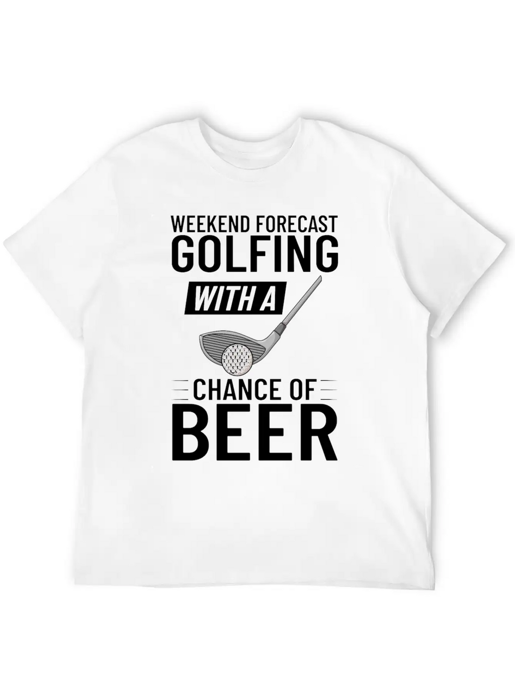 Golf Ball Golfing Player Golfer Training Beginner Breathable Soft Cotton T-Shirt – Timeless Casual Look