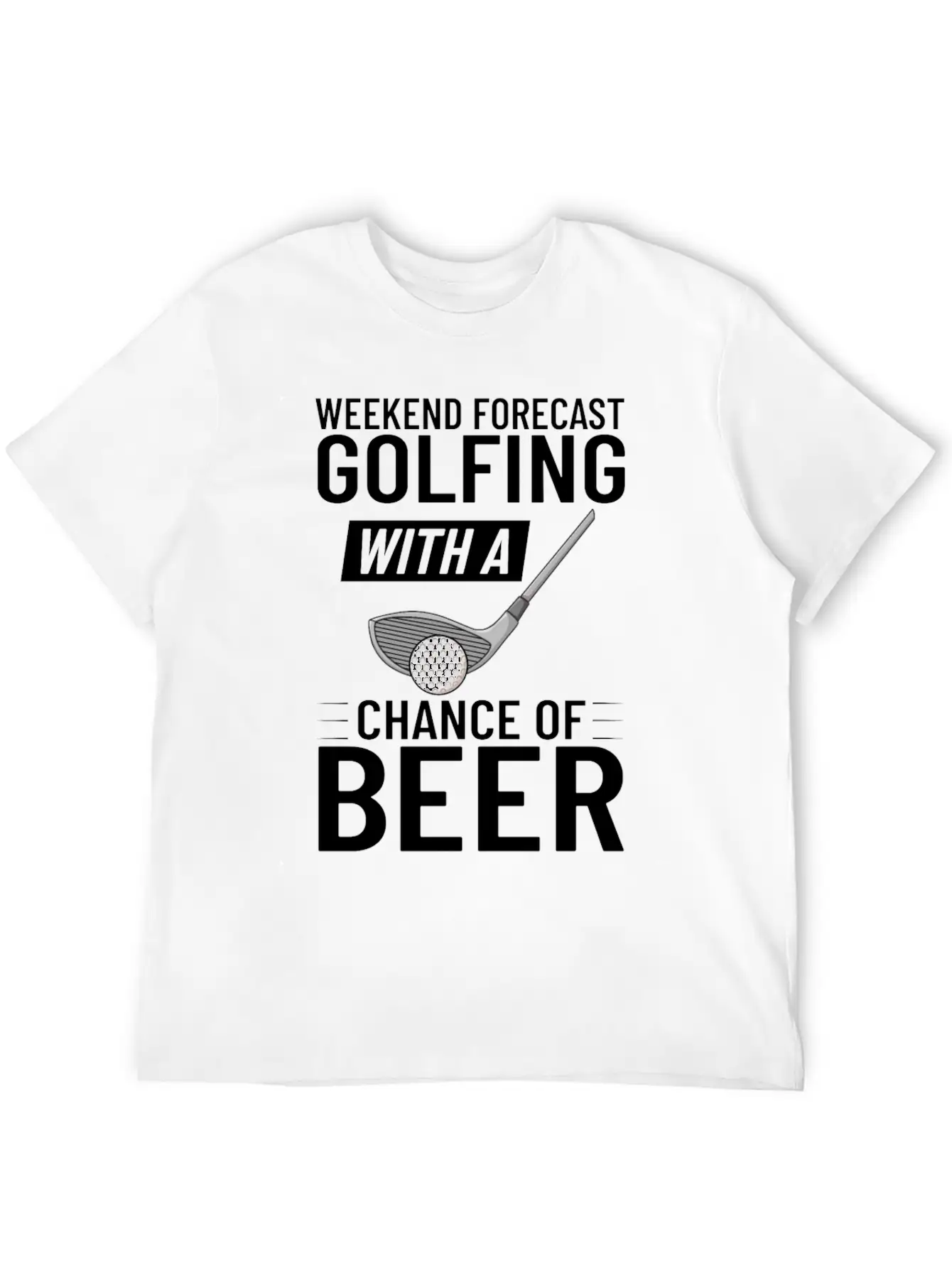 Golf Ball Golfing Player Golfer Training Beginner Breathable Soft Cotton T-Shirt – Timeless Casual Look