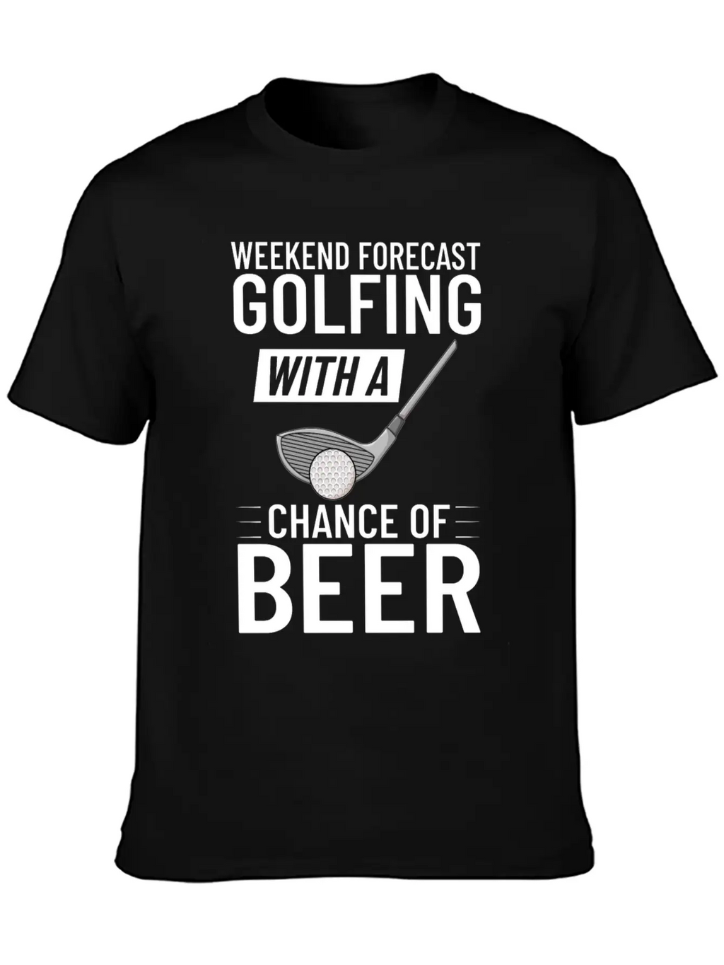 Golf Ball Golfing Player Golfer Training Beginner Breathable Soft Cotton T-Shirt – Timeless Casual Look