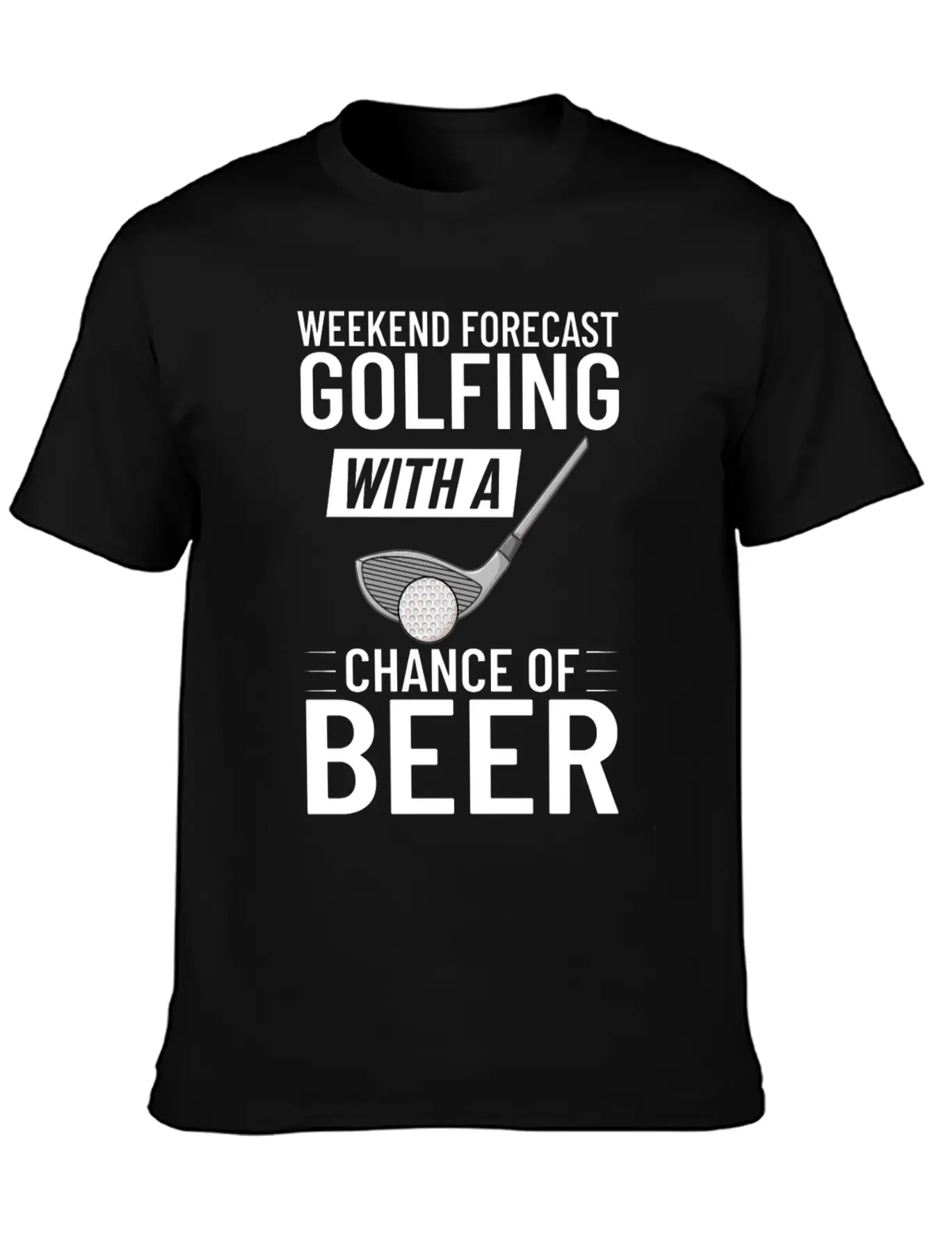 Golf Ball Golfing Player Golfer Training Beginner Breathable Soft Cotton T-Shirt – Timeless Casual Look