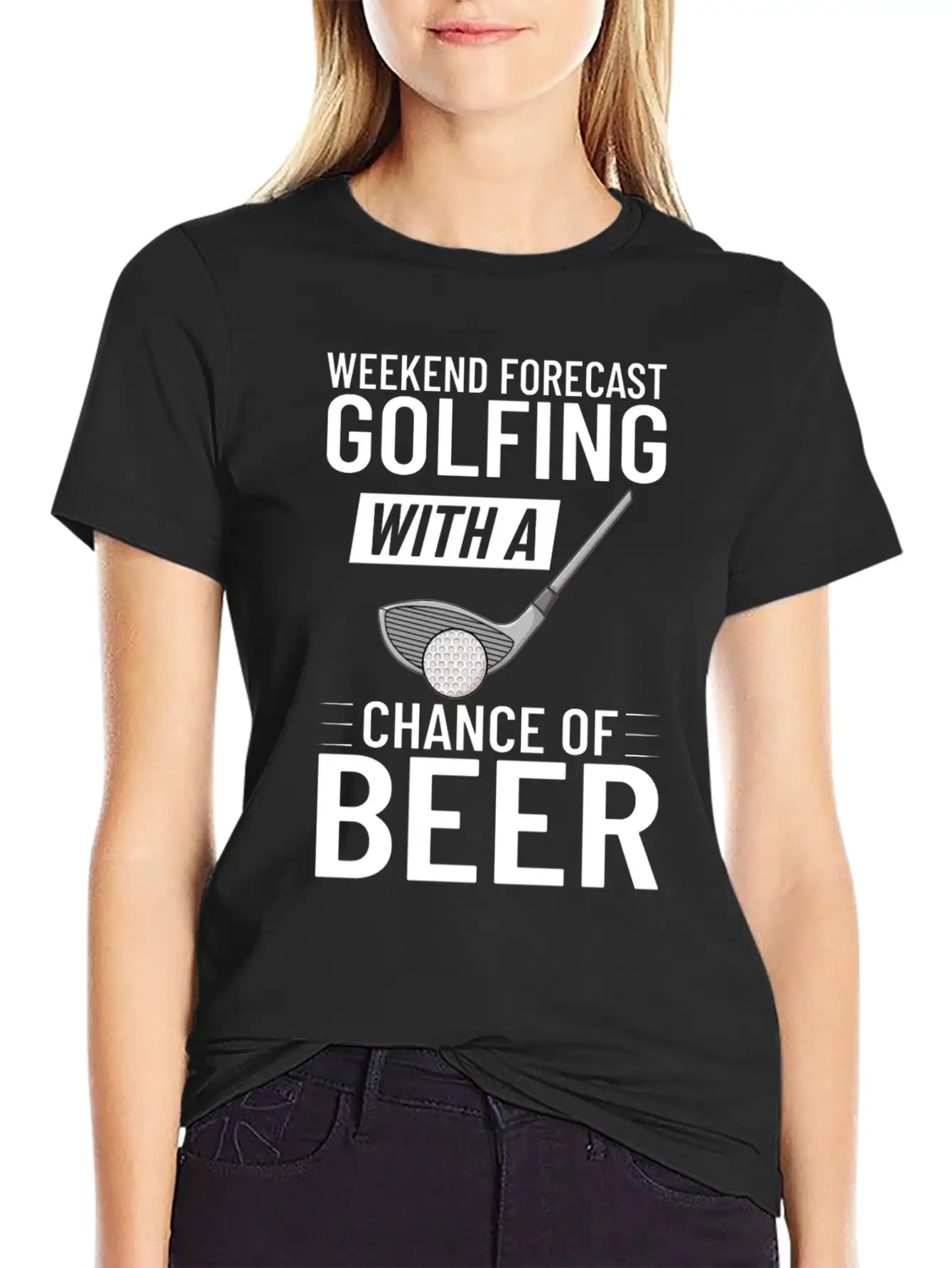 Golf Ball Golfing Player Golfer Training Beginner Breathable Soft Cotton T-Shirt – Timeless Casual Look