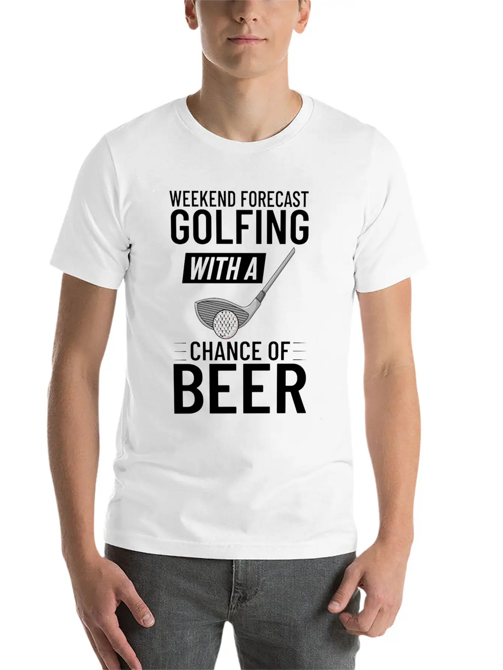 Golf Ball Golfing Player Golfer Training Beginner Breathable Soft Cotton T-Shirt – Timeless Casual Look