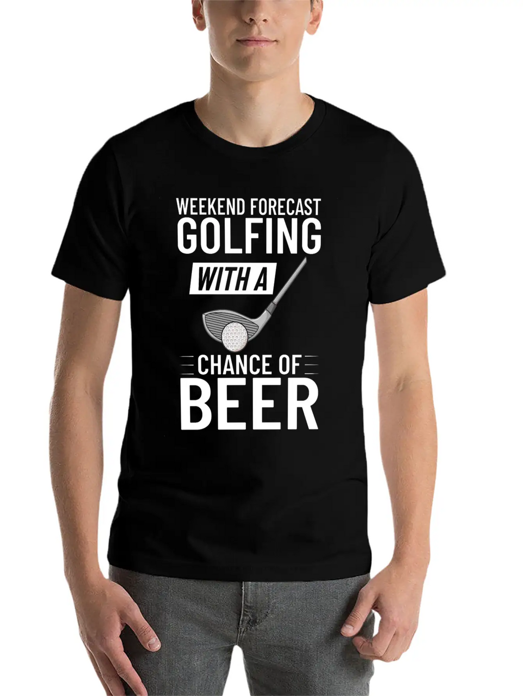 Golf Ball Golfing Player Golfer Training Beginner Breathable Soft Cotton T-Shirt – Timeless Casual Look