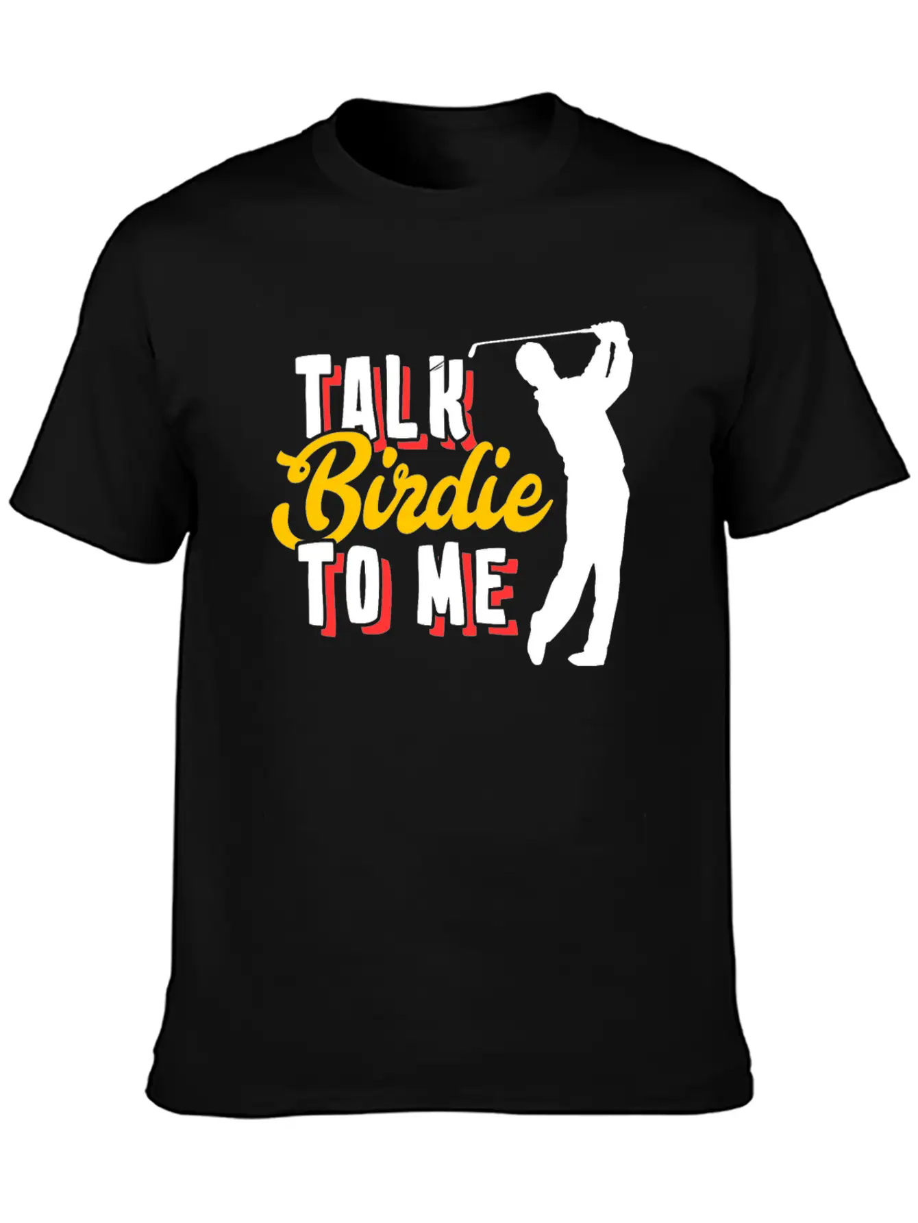 Golf Birdie Pun Golfer Stylish Everyday T-Shirt – Unisex Basic Cotton Tee