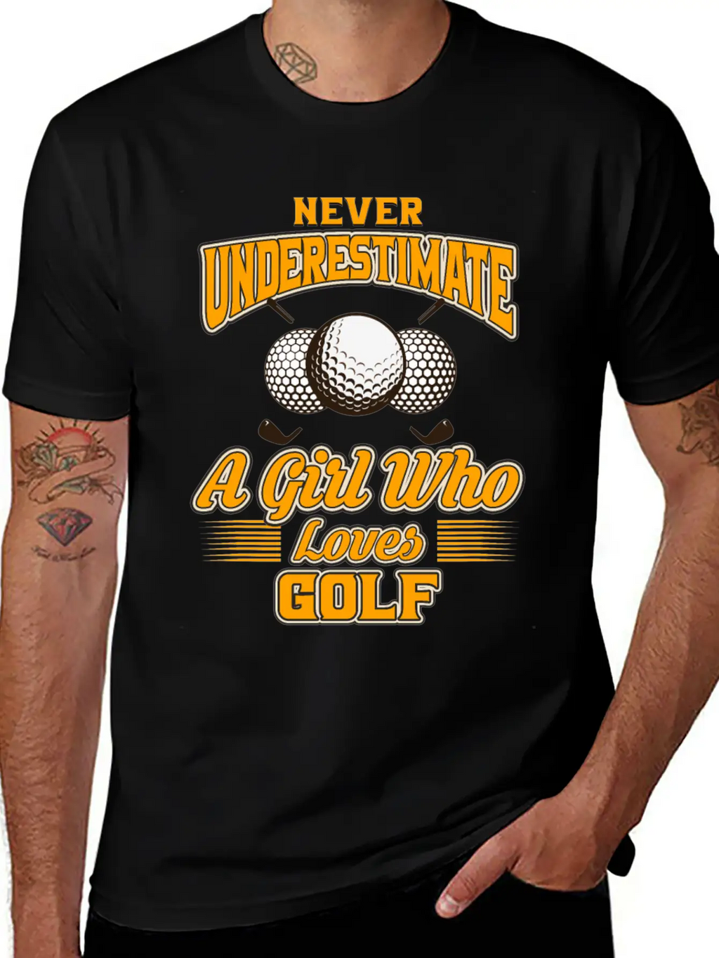 Golf Golfing Golfer Golf Course Tournament Gift Basic Graphic T-Shirt – Daily Comfort In Soft Cotton