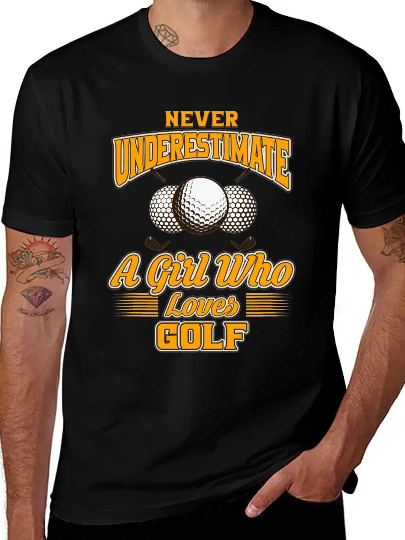 Golf Golfing Golfer Golf Course Tournament Gift Basic Graphic T-Shirt – Daily Comfort In Soft Cotton