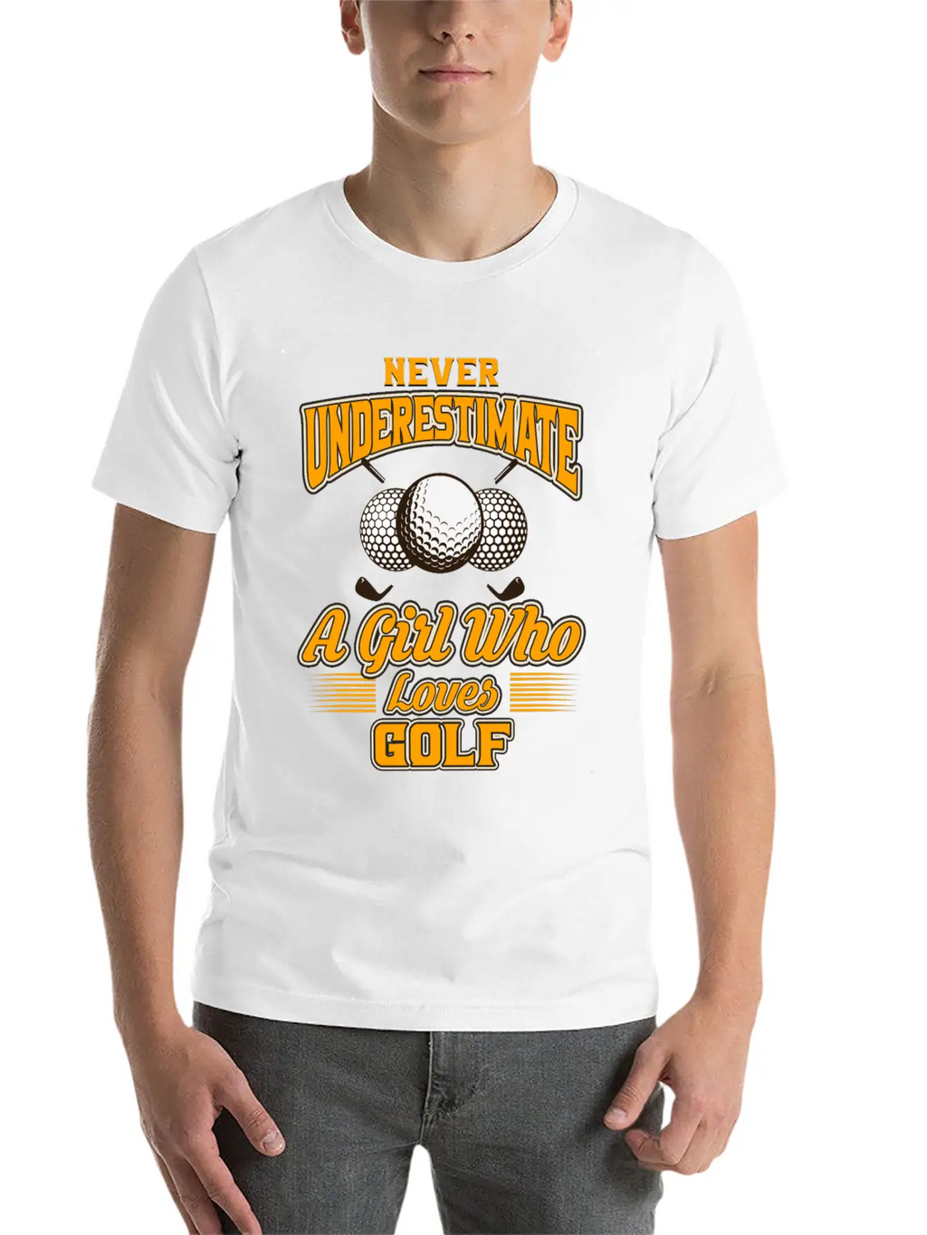 Golf Golfing Golfer Golf Course Tournament Gift Basic Graphic T-Shirt – Daily Comfort In Soft Cotton