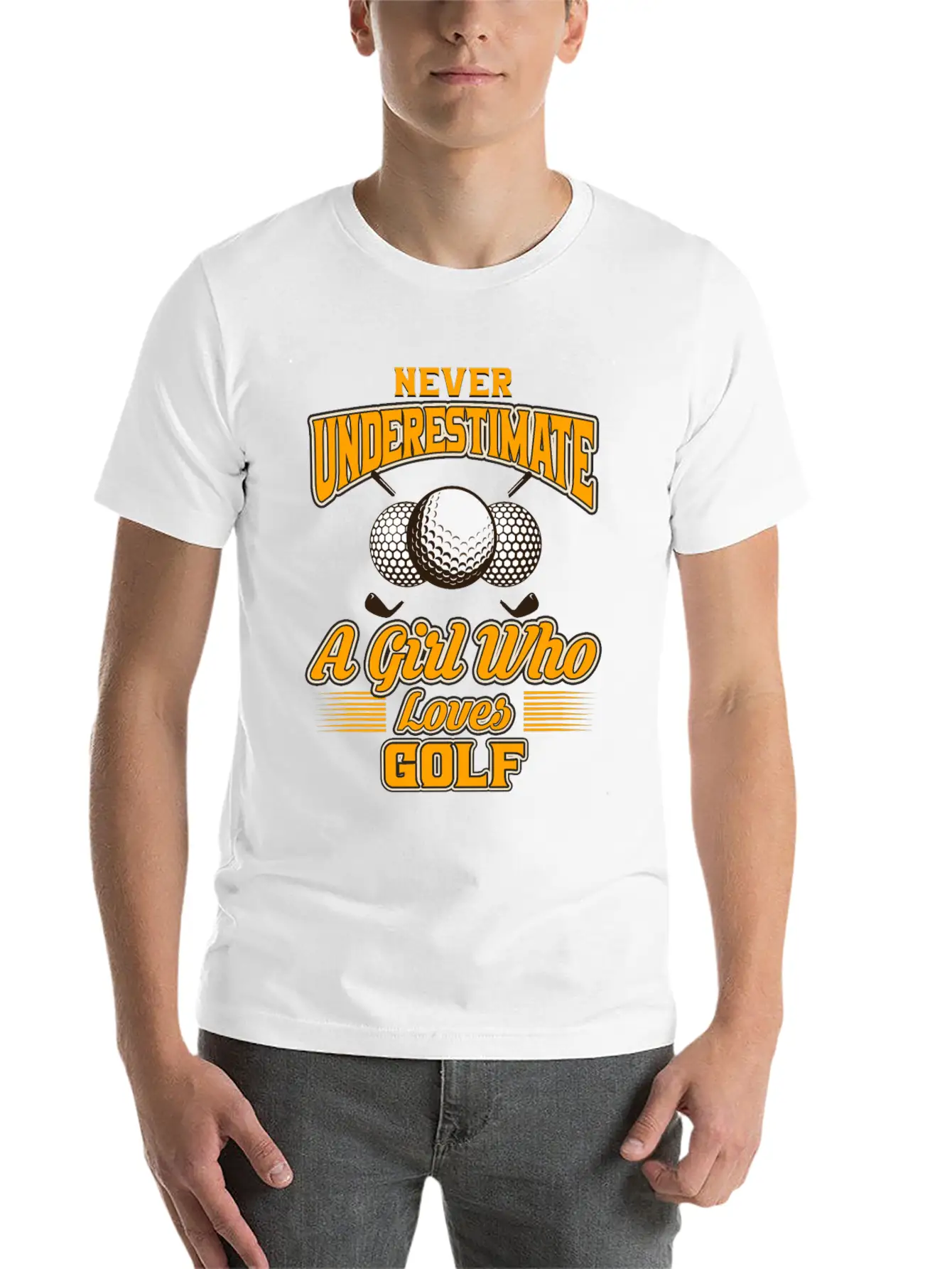Golf Golfing Golfer Golf Course Tournament Gift Basic Graphic T-Shirt – Daily Comfort In Soft Cotton