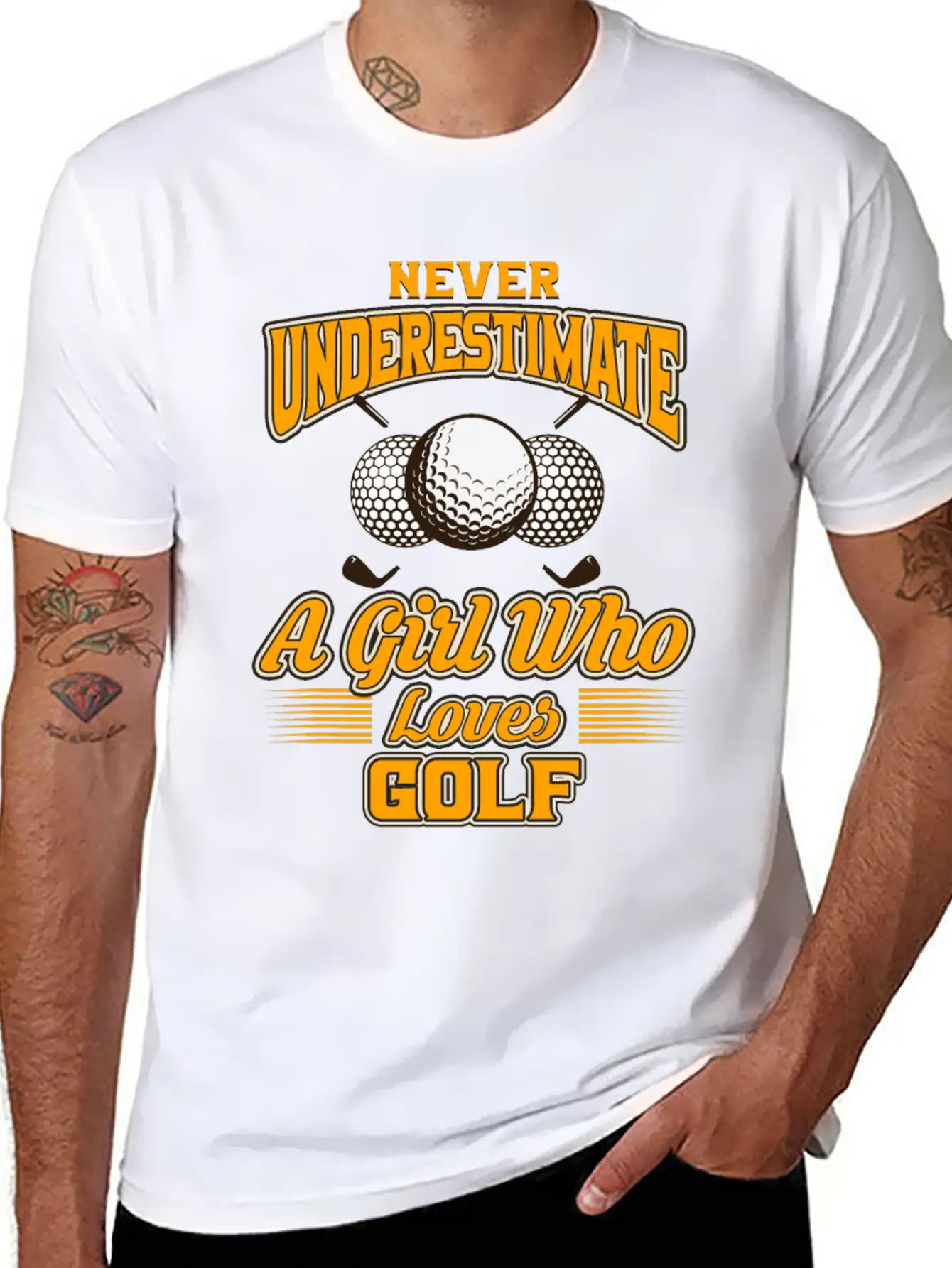 Golf Golfing Golfer Golf Course Tournament Gift Basic Graphic T-Shirt – Daily Comfort In Soft Cotton