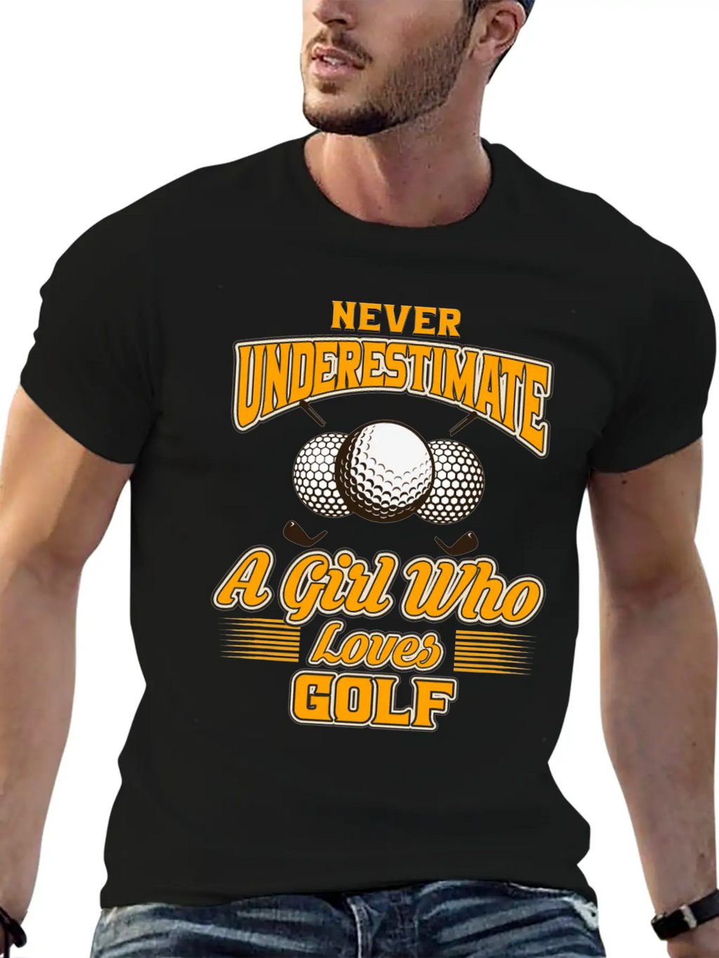 Golf Golfing Golfer Golf Course Tournament Gift Basic Graphic T-Shirt – Daily Comfort In Soft Cotton