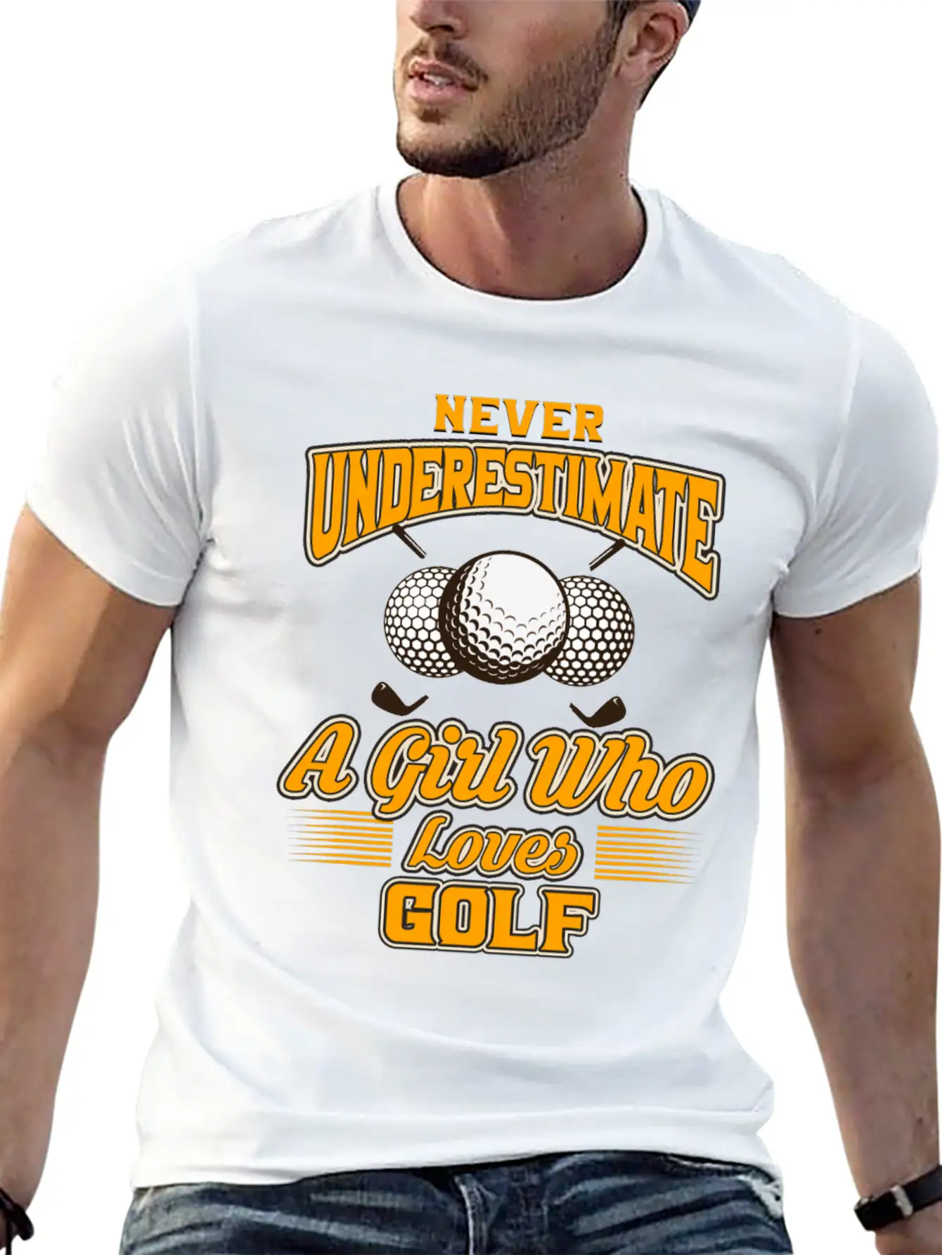 Golf Golfing Golfer Golf Course Tournament Gift Basic Graphic T-Shirt – Daily Comfort In Soft Cotton