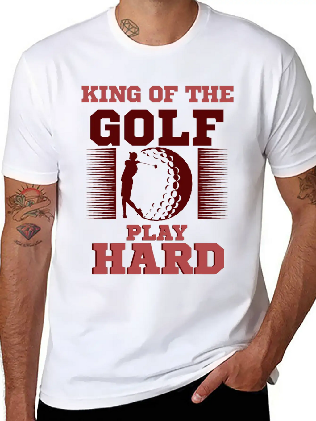 Golf Golfing Golfer Golf Course Tournament Gift Relaxed Everyday Tee – Lightweight And Durable Cotton