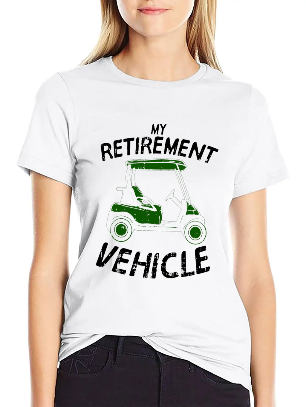 Golf - My Retirement Vehicle Stylish Everyday T-Shirt – Unisex Basic Cotton Tee