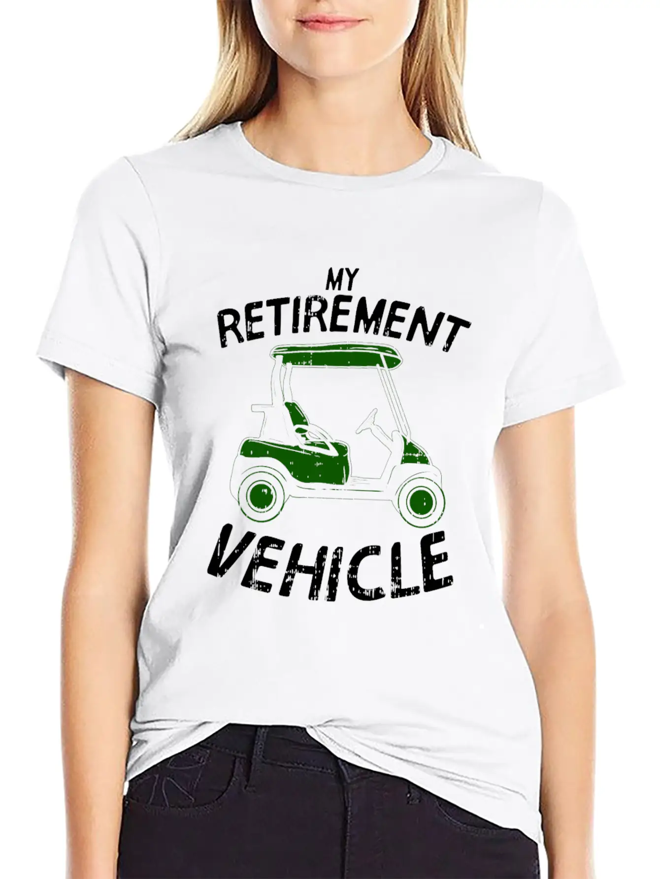 Golf - My Retirement Vehicle Stylish Everyday T-Shirt – Unisex Basic Cotton Tee