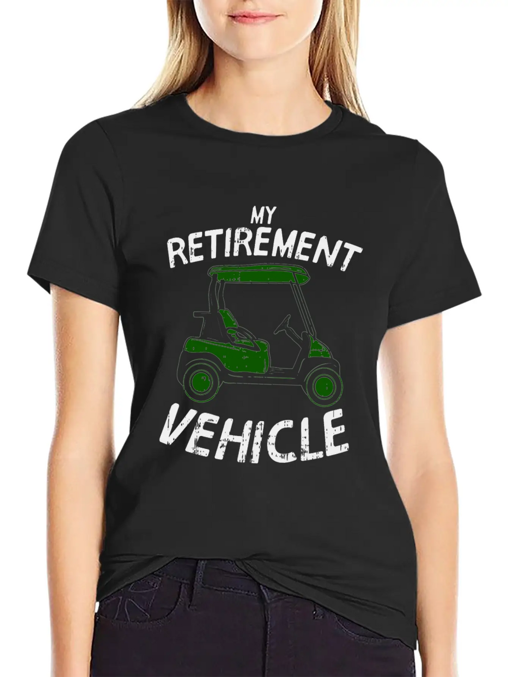Golf - My Retirement Vehicle Stylish Everyday T-Shirt – Unisex Basic Cotton Tee