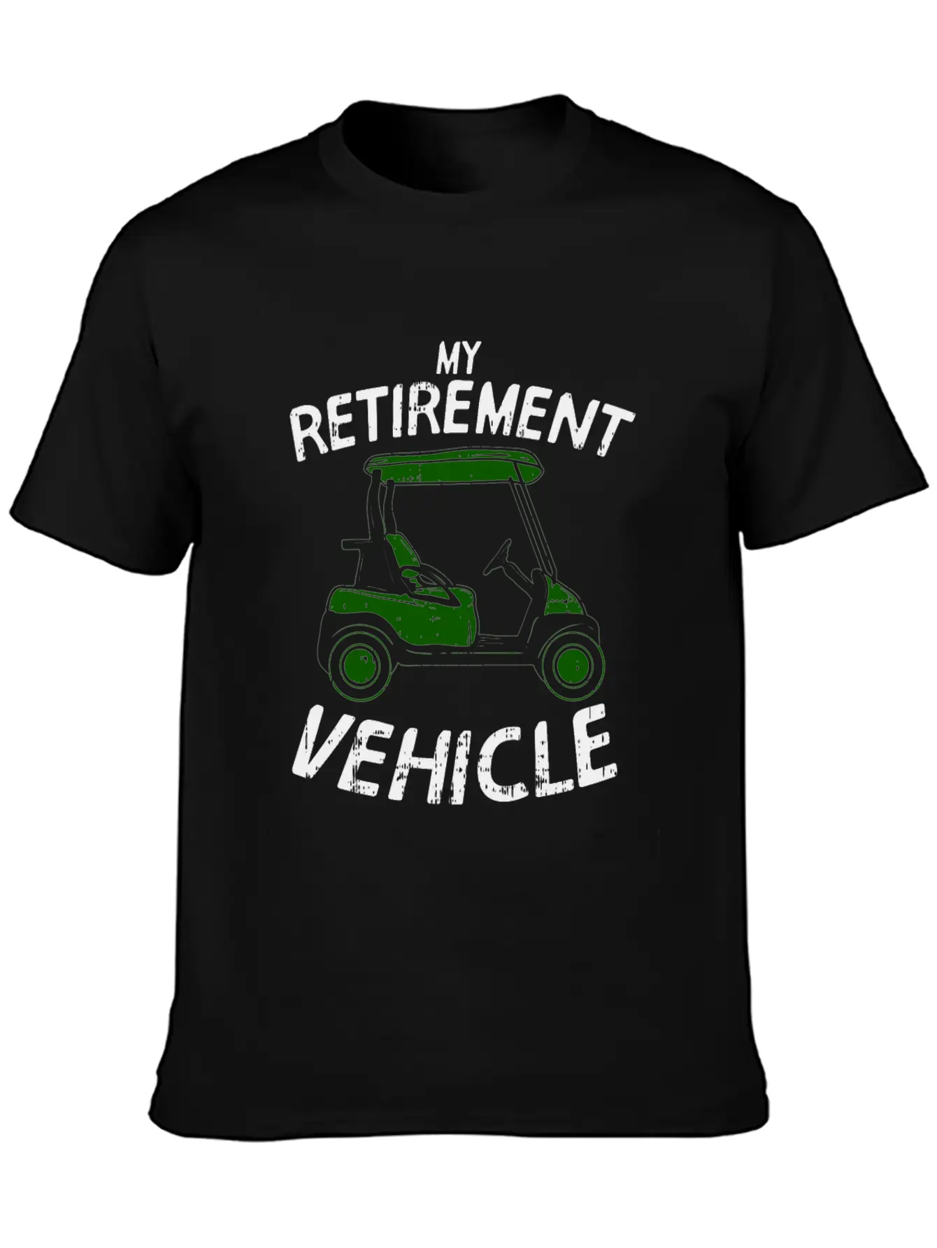Golf - My Retirement Vehicle Stylish Everyday T-Shirt – Unisex Basic Cotton Tee