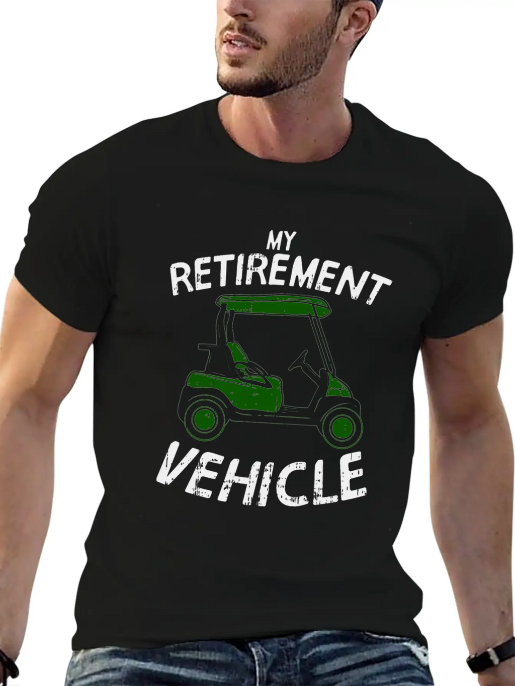 Golf - My Retirement Vehicle Stylish Everyday T-Shirt – Unisex Basic Cotton Tee