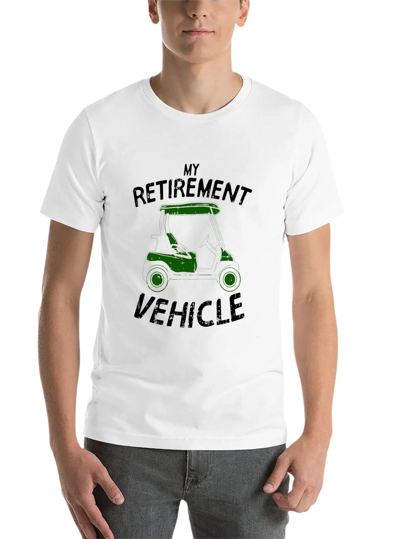 Golf - My Retirement Vehicle Stylish Everyday T-Shirt – Unisex Basic Cotton Tee