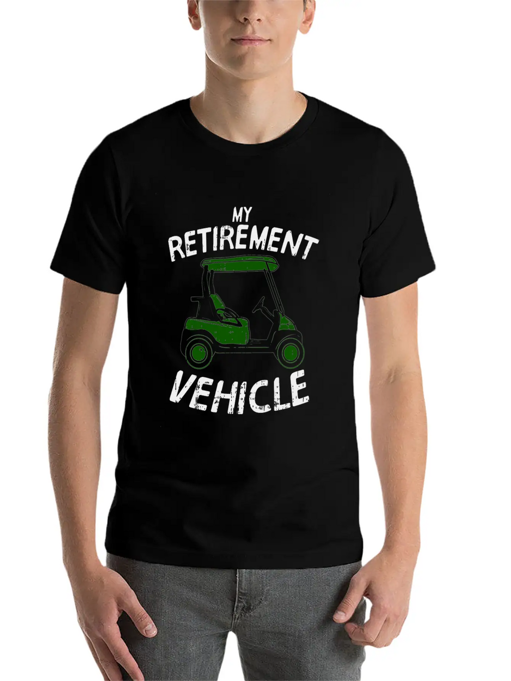 Golf - My Retirement Vehicle Stylish Everyday T-Shirt – Unisex Basic Cotton Tee