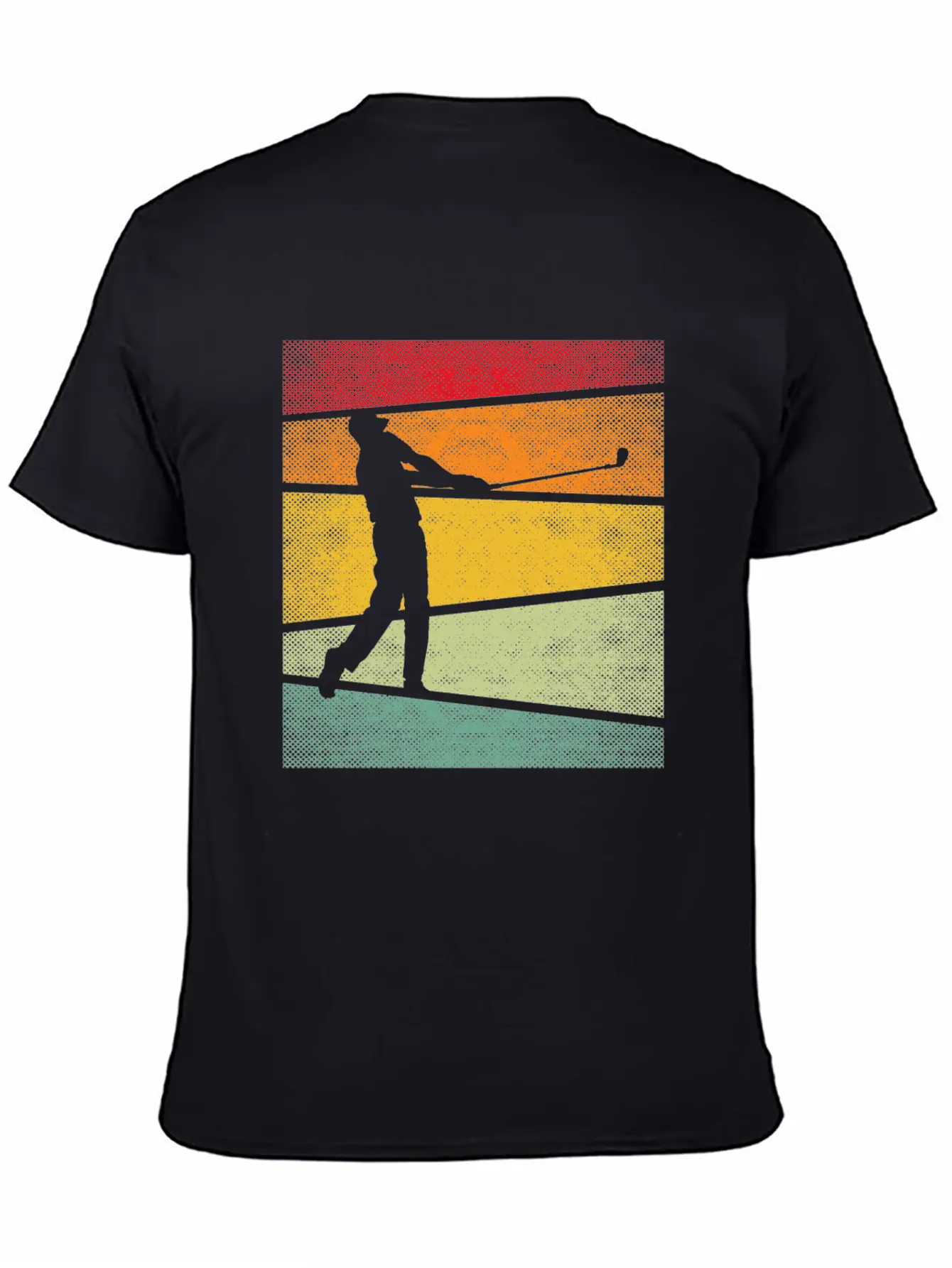 Golf Retro Breathable Graphic T-Shirt – Perfect For Casual Days