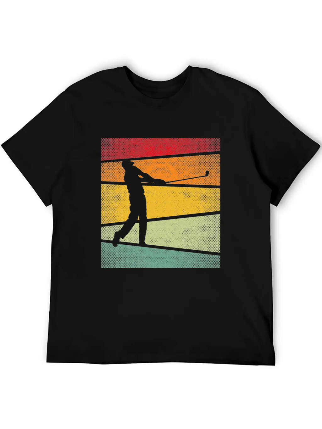 Golf Retro Breathable Graphic T-Shirt – Perfect For Casual Days